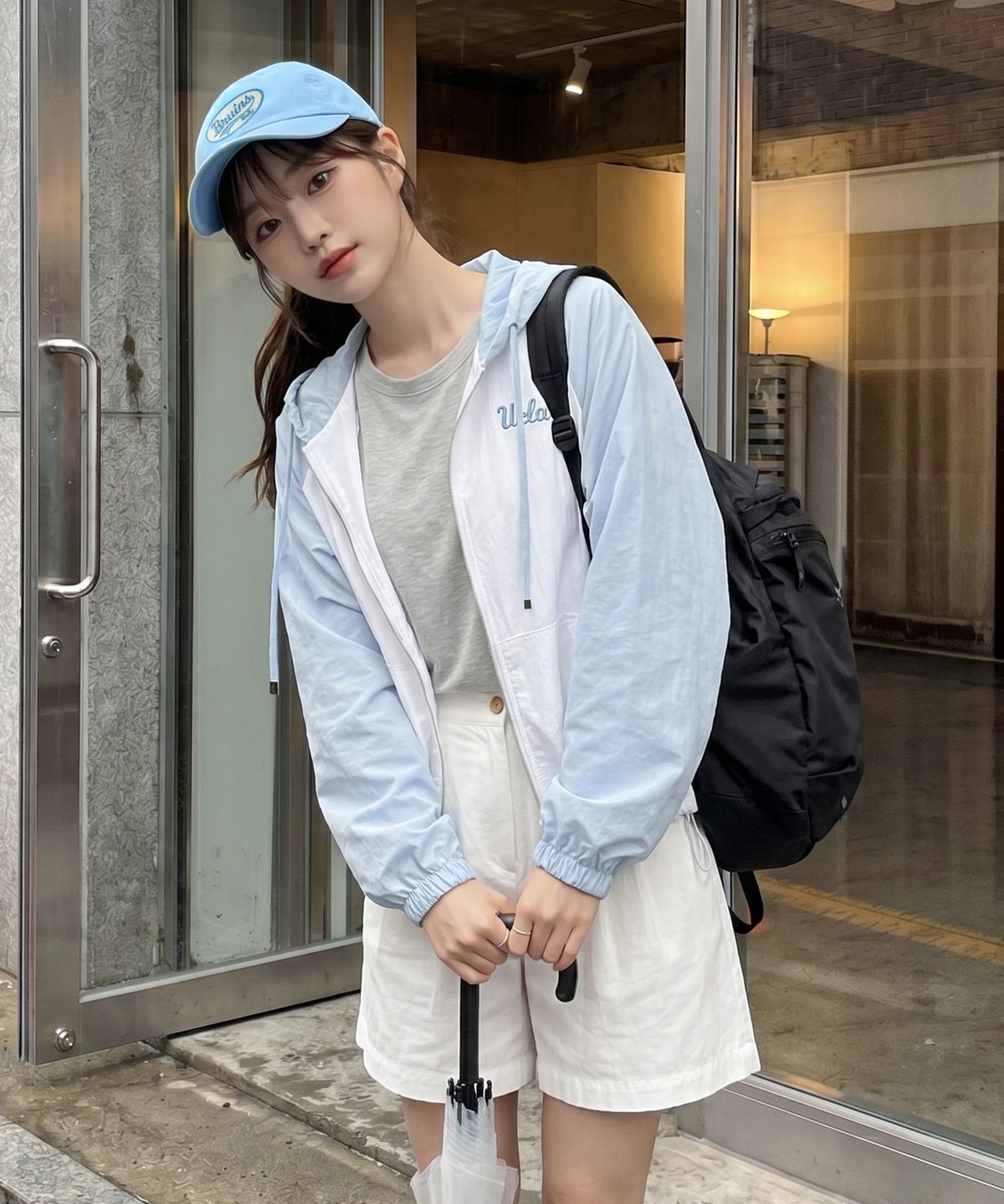 유씨엘에이(UCLA) 남녀공용 UCLA 올드스쿨 자수 볼캡(UCRAC31)