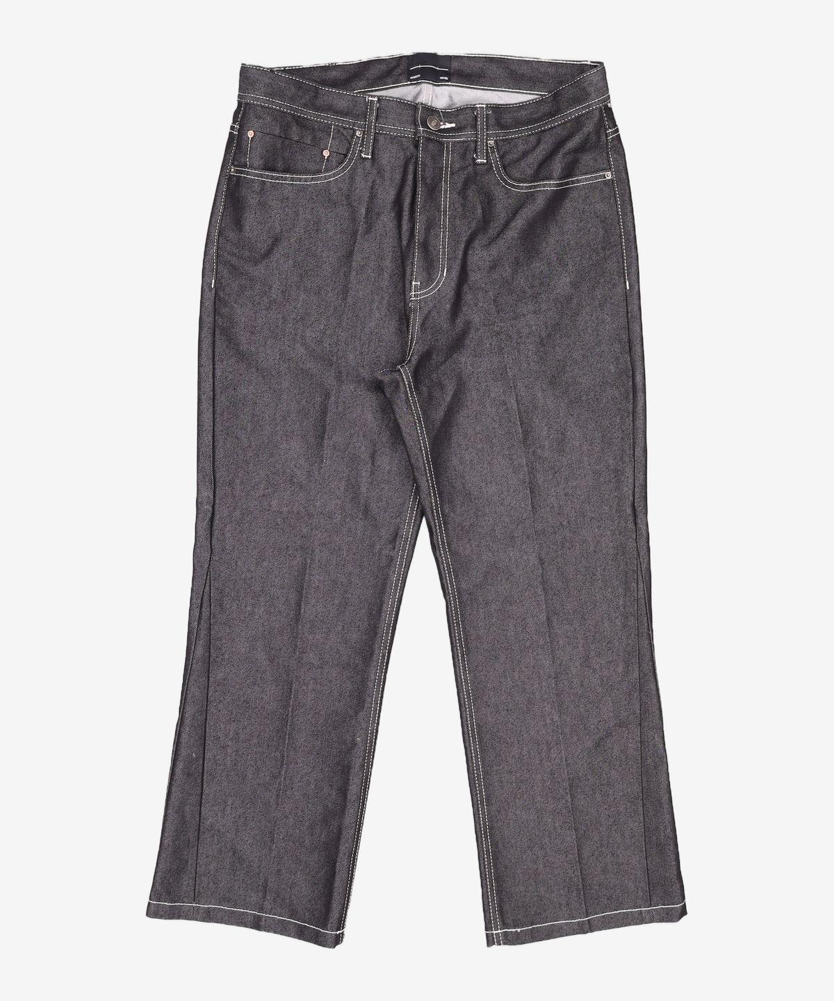 메종미네드(MAISON MINED) SEMI BOOTS DENIM BLACK 50