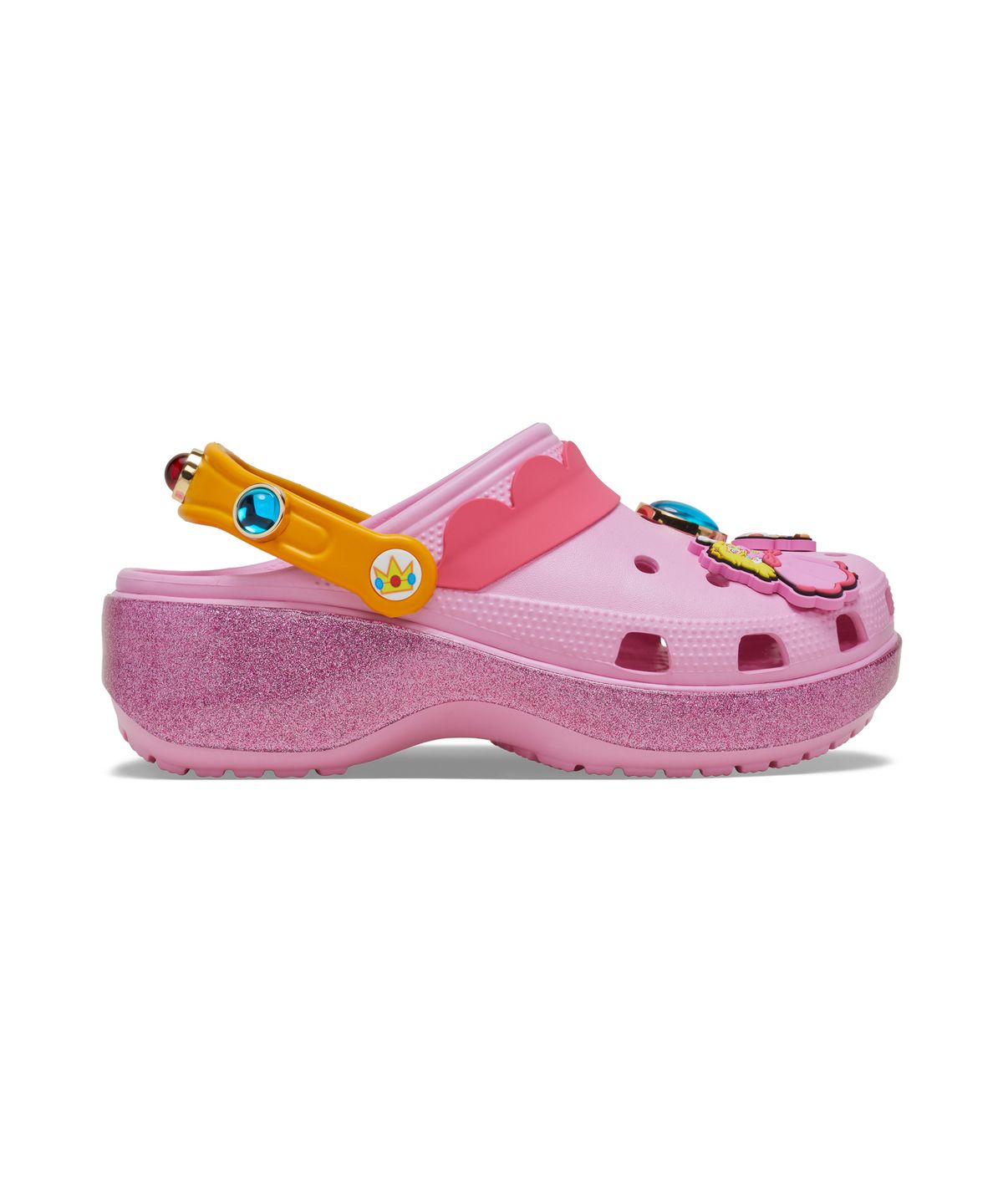 크록스(CROCS) 프린세스 피치 클래식 플랫폼 클로그 - 멀티 / 212137-90H