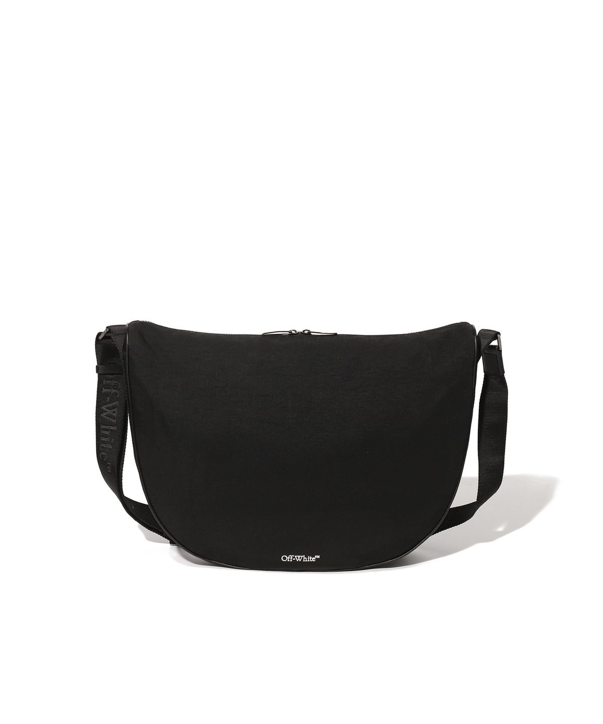 오프화이트(OFF-WHITE) Halfmoon Shoulder Bag L (Black)