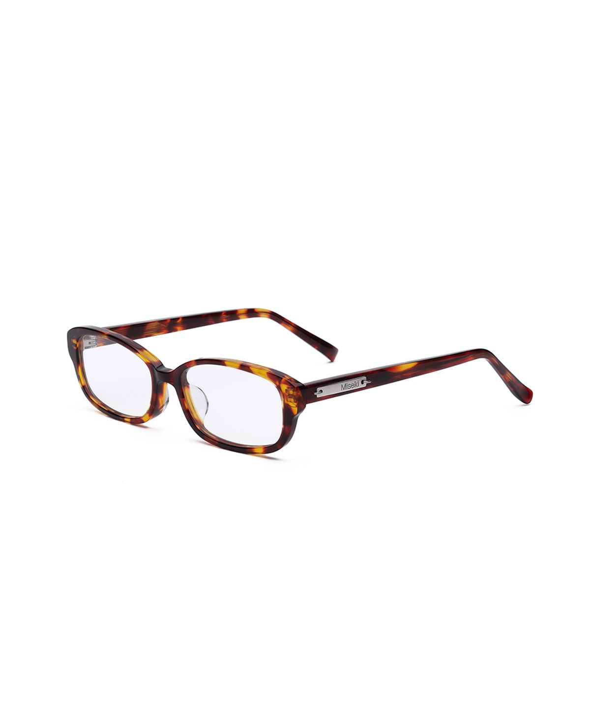 미세키서울(MISEKI SEOUL) [미세키서울X뭍] MM2 silver logo round square eyewear SHINY TORTOISE / ANTI-BLUE LIGHT