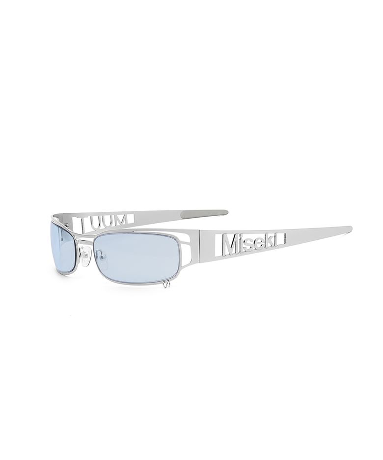 [미세키서울X뭍] MM1 logo headband eyewear SHINY SILVER / COOL GREY