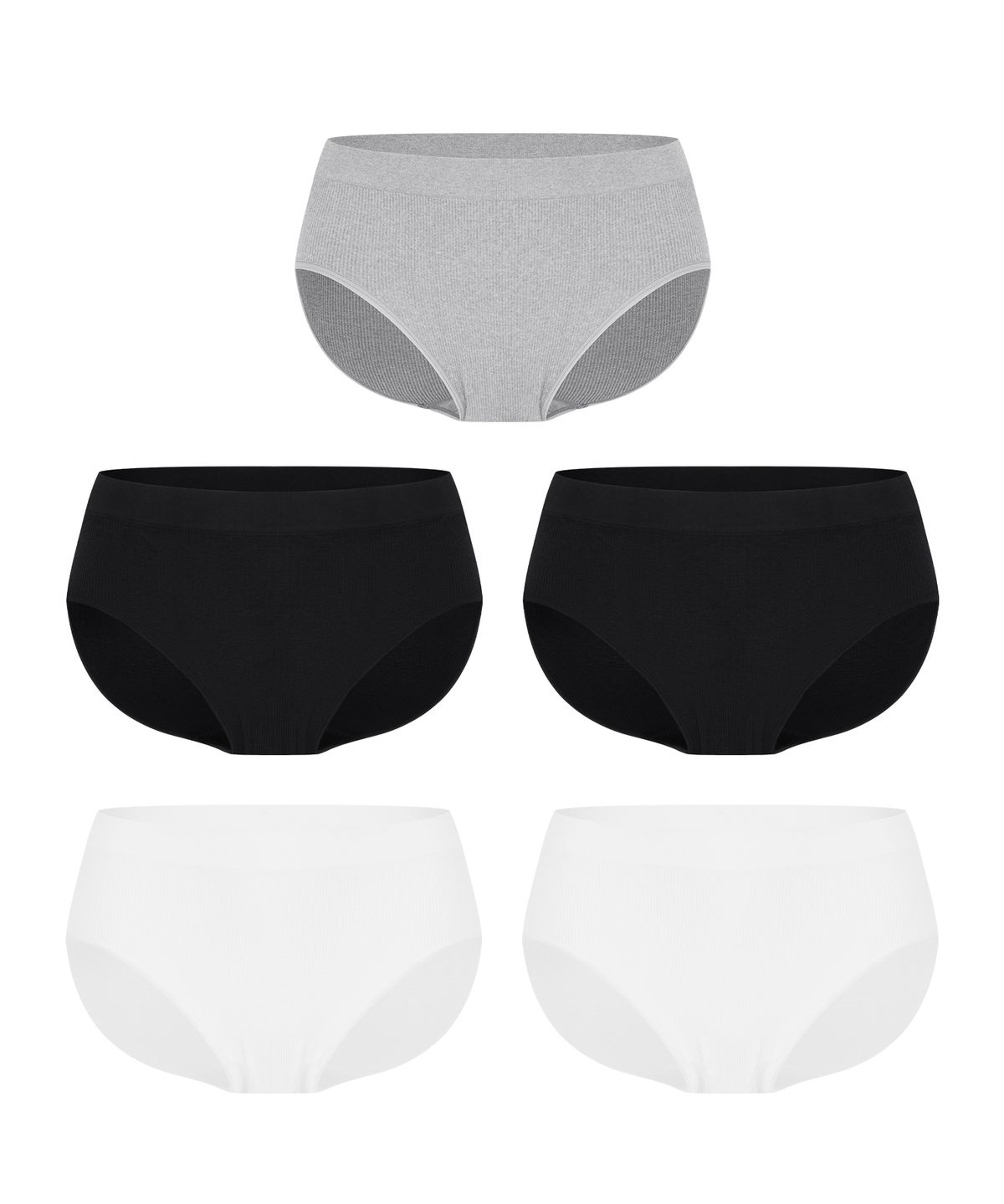 크로커다일 이너웨어(CROCODILE INNERWEAR) [5PACK] 에센셜 이지핏 심리스 팬티