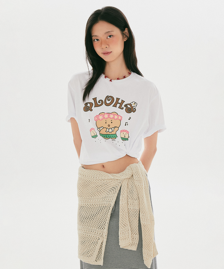[망그러진곰] 반팔 티셔츠(Brown)_SPRLG37U34