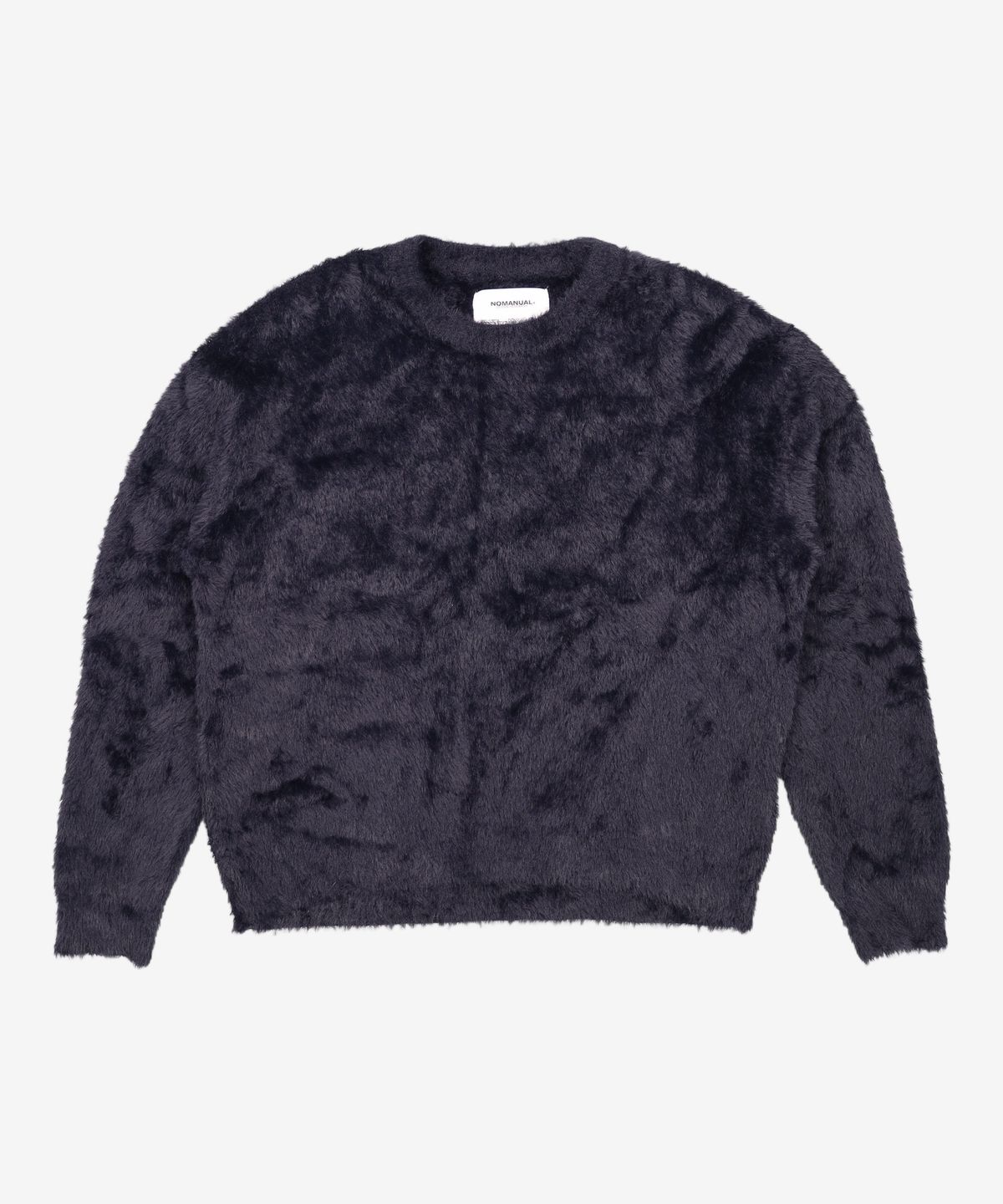 노매뉴얼(NOMANUAL) (시그니처종료)CROPPED HAIRY KNIT - 5 COLOR XL