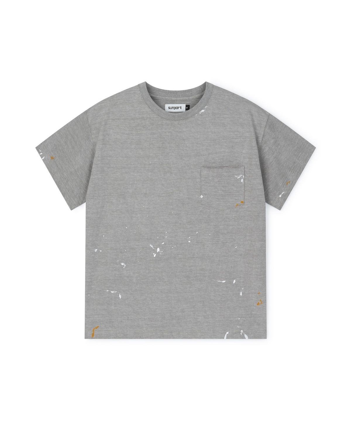 선포트(SUNPORT) Painter Tee Dyed Grey