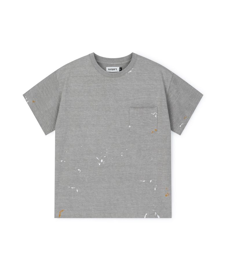 Painter Tee Dyed Grey