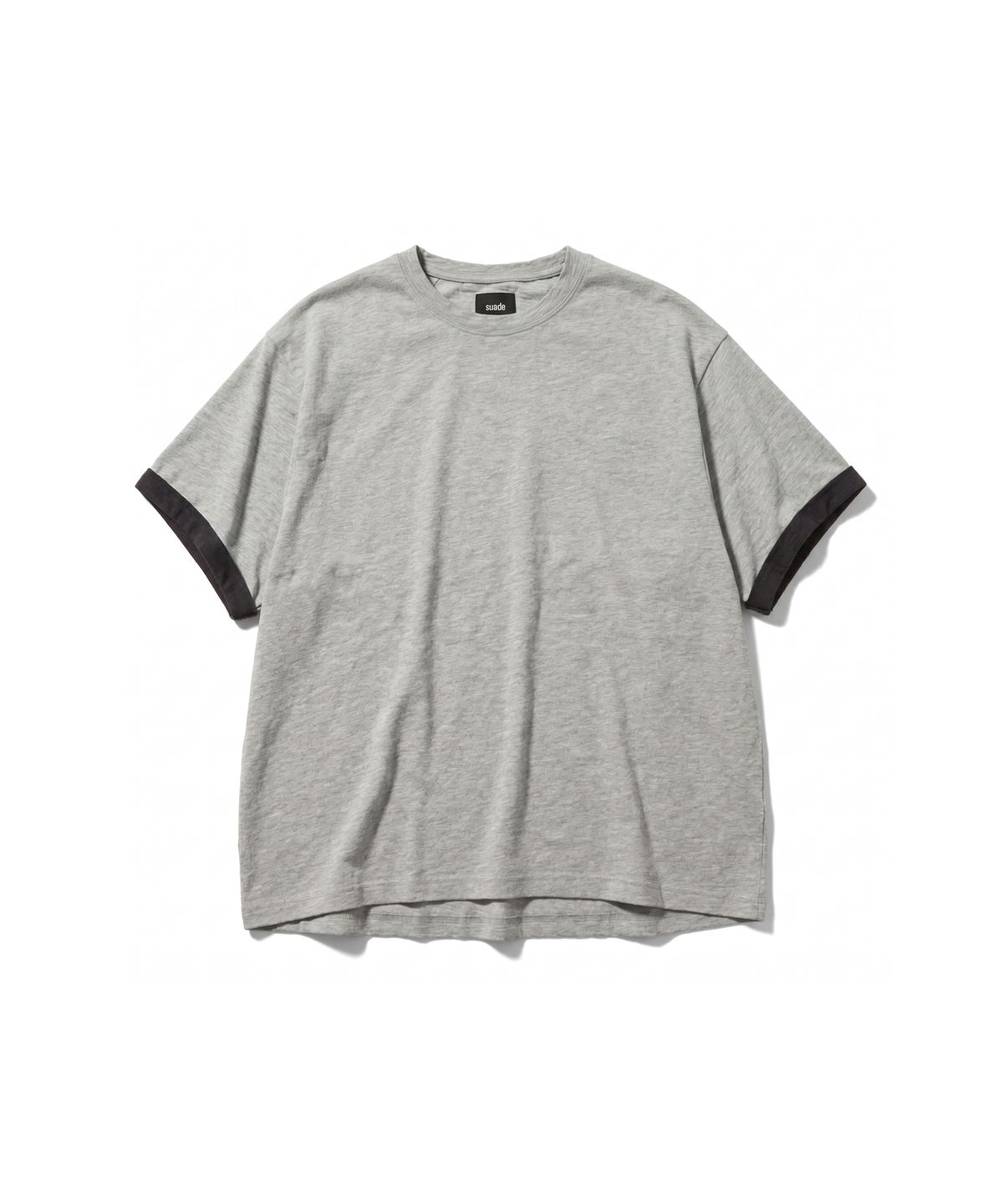 스웨이드(SUADE) TEXTURED LAYERED TEE [GRAY]