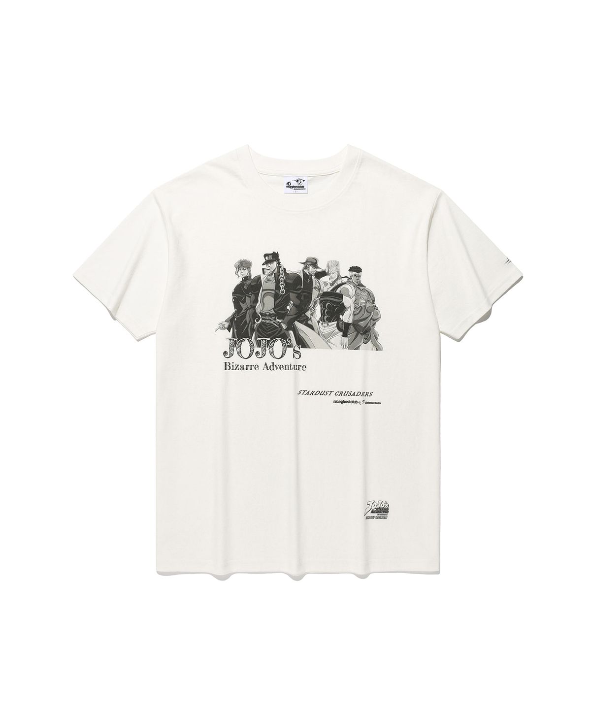 나이스고스트클럽(NICEGHOSTCLUB) JOJOs STARDUST CRUSADERS TEE_WHITE(NG2GMUT500E)