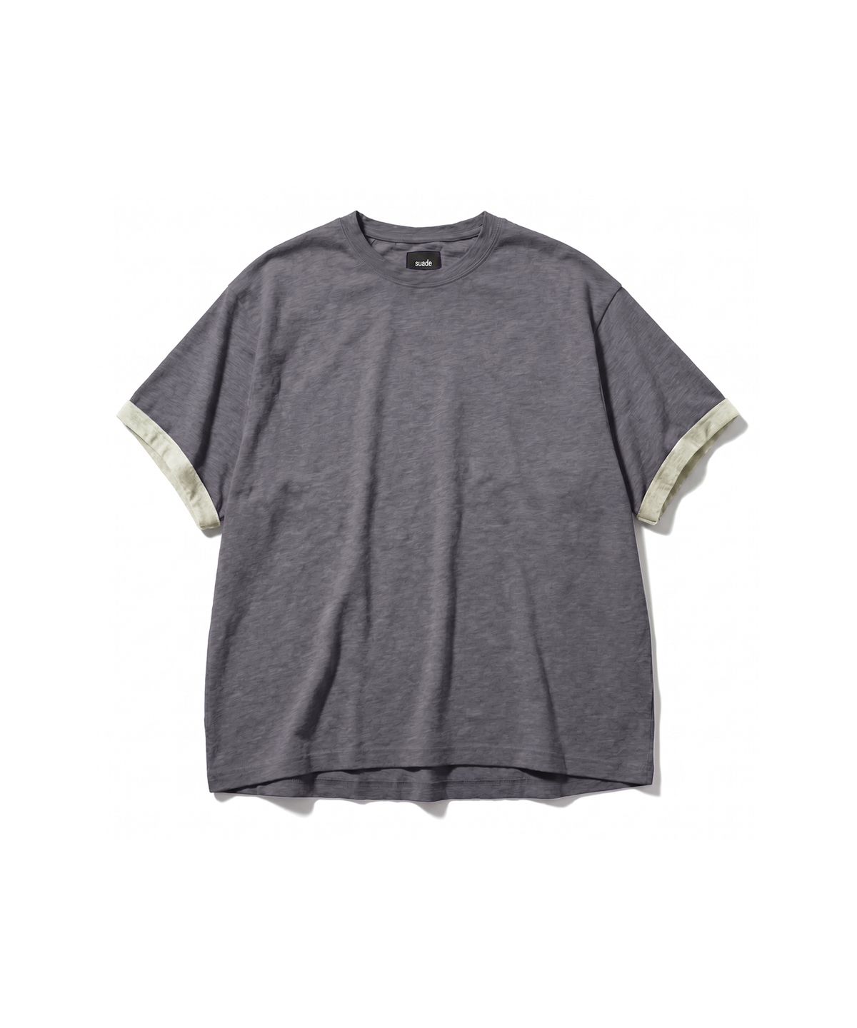 스웨이드(SUADE) TEXTURED LAYERED TEE [PURPLE]