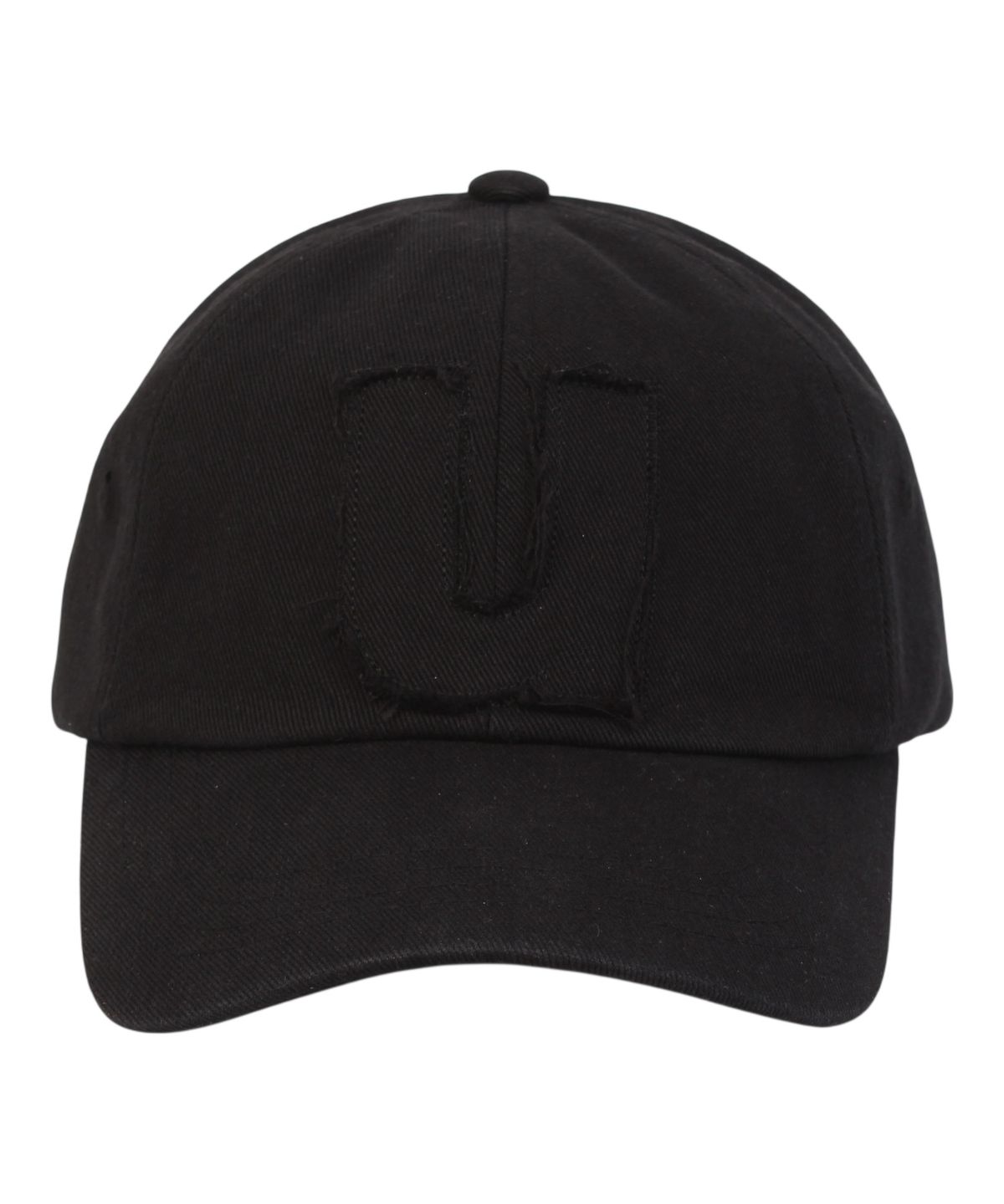 유니버셜 케미스트리(UNIVERSAL CHEMISTRY) Applique U Black Ballcap 워싱볼캡