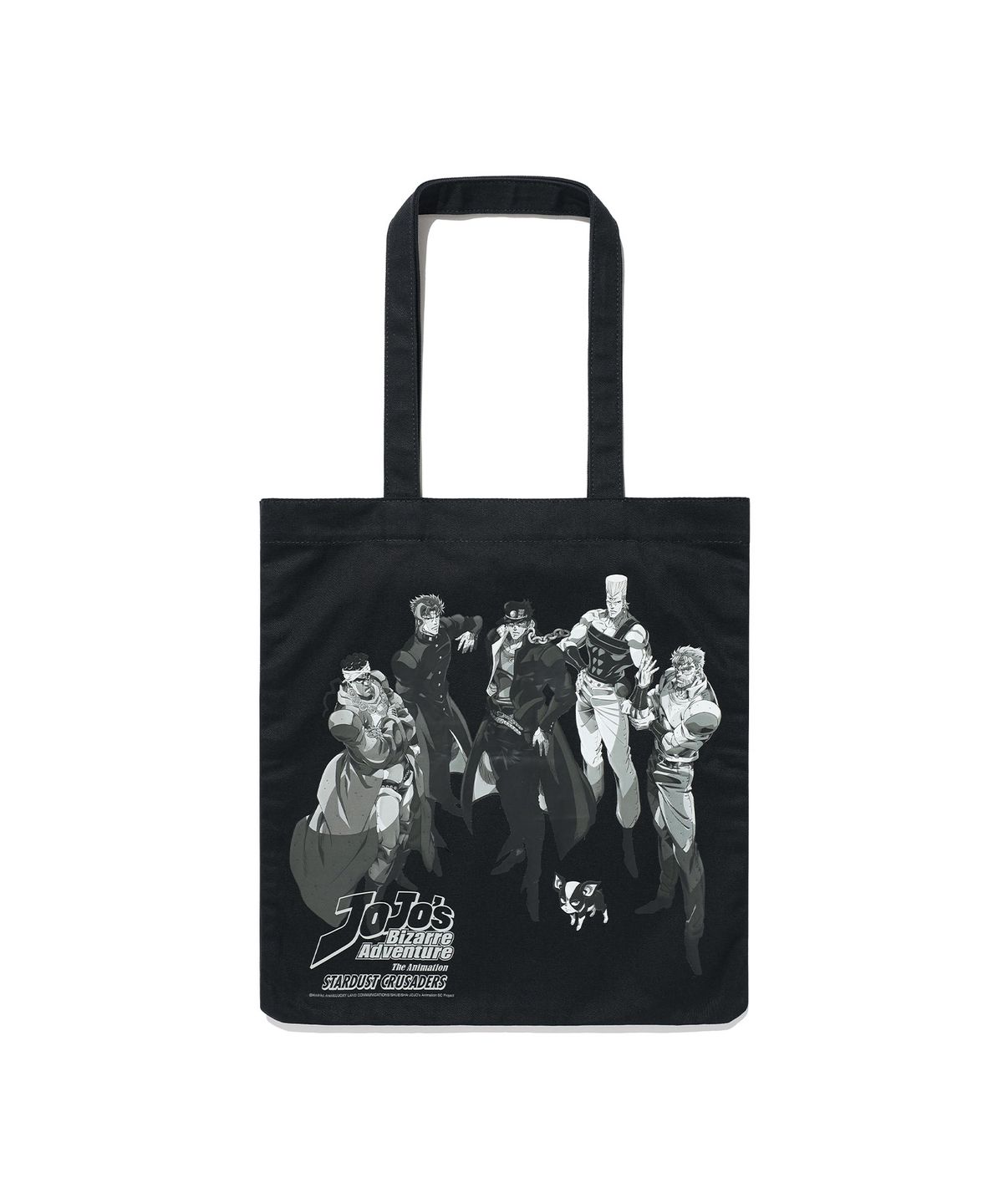 나이스고스트클럽(NICEGHOSTCLUB) JOJOs STARDUST CRUSADERS TOTE BAG_BLACK(NG2GMUAB40E)