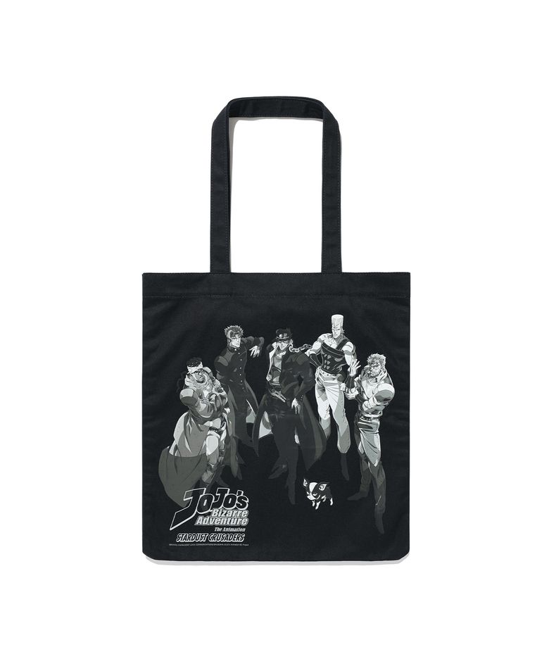 JOJOs STARDUST CRUSADERS TOTE BAG_BLACK(NG2GMUAB40E)