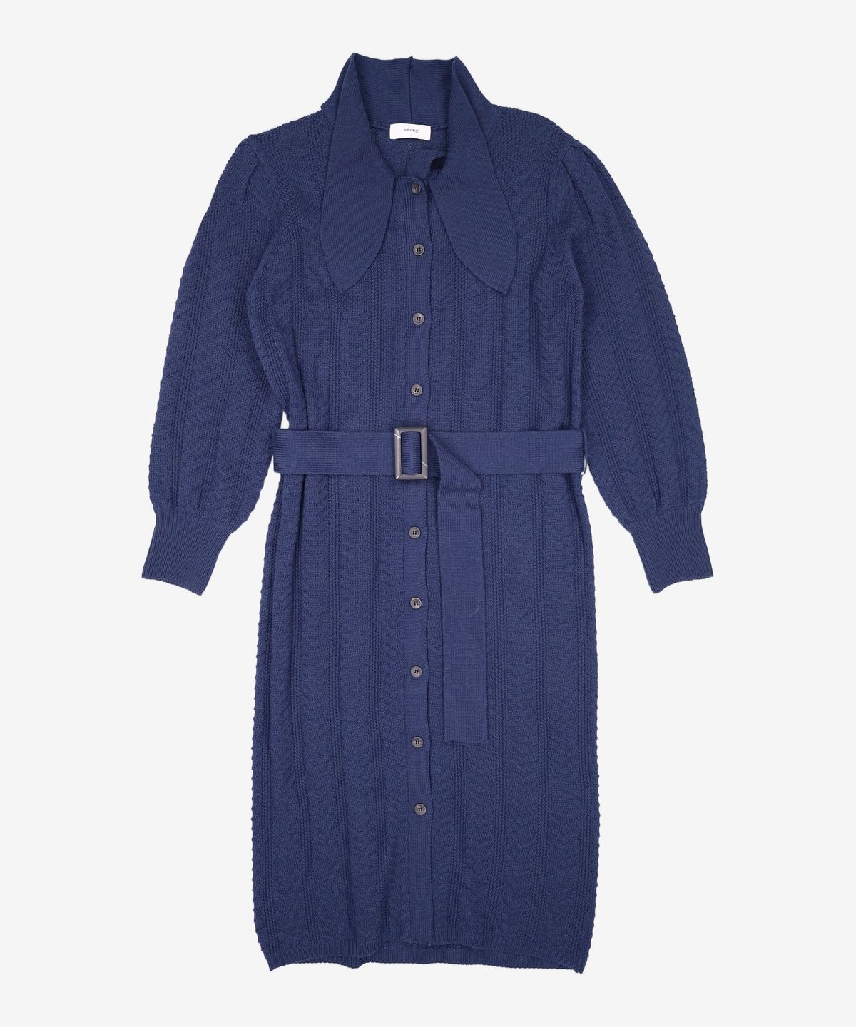 어몽(AMONG) A SCARF BELT KNIT DR_NAVY S