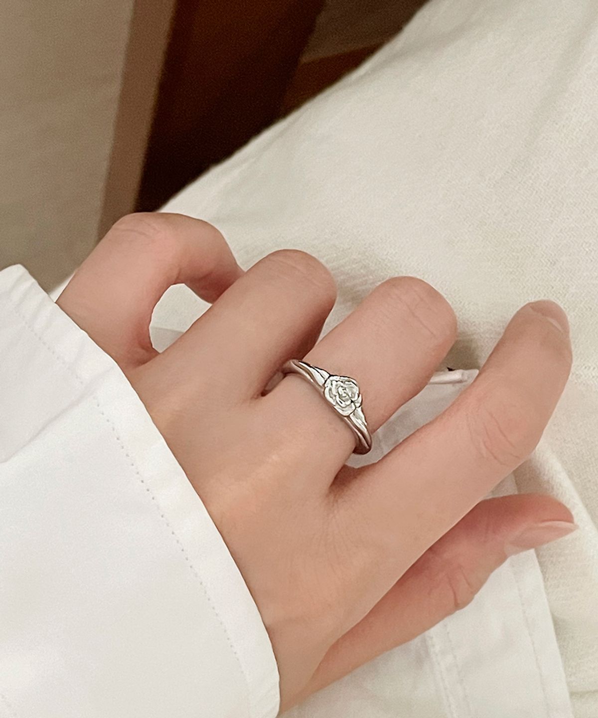 바인듀(VINEDEW) Rose 빈티지 장미 반지