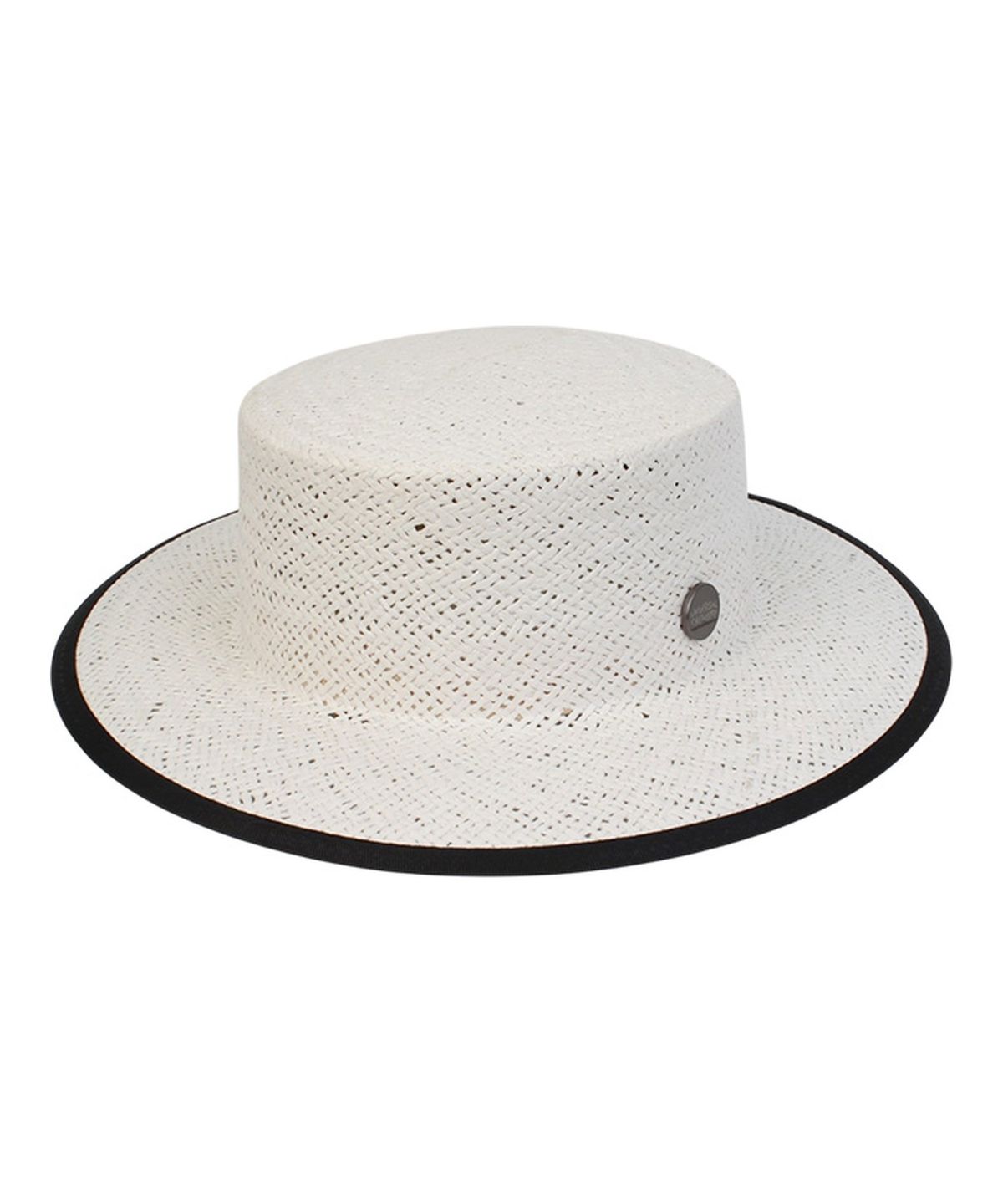 유니버셜 케미스트리(UNIVERSAL CHEMISTRY) Edge Taping White Simple Panama Hat 파나마햇