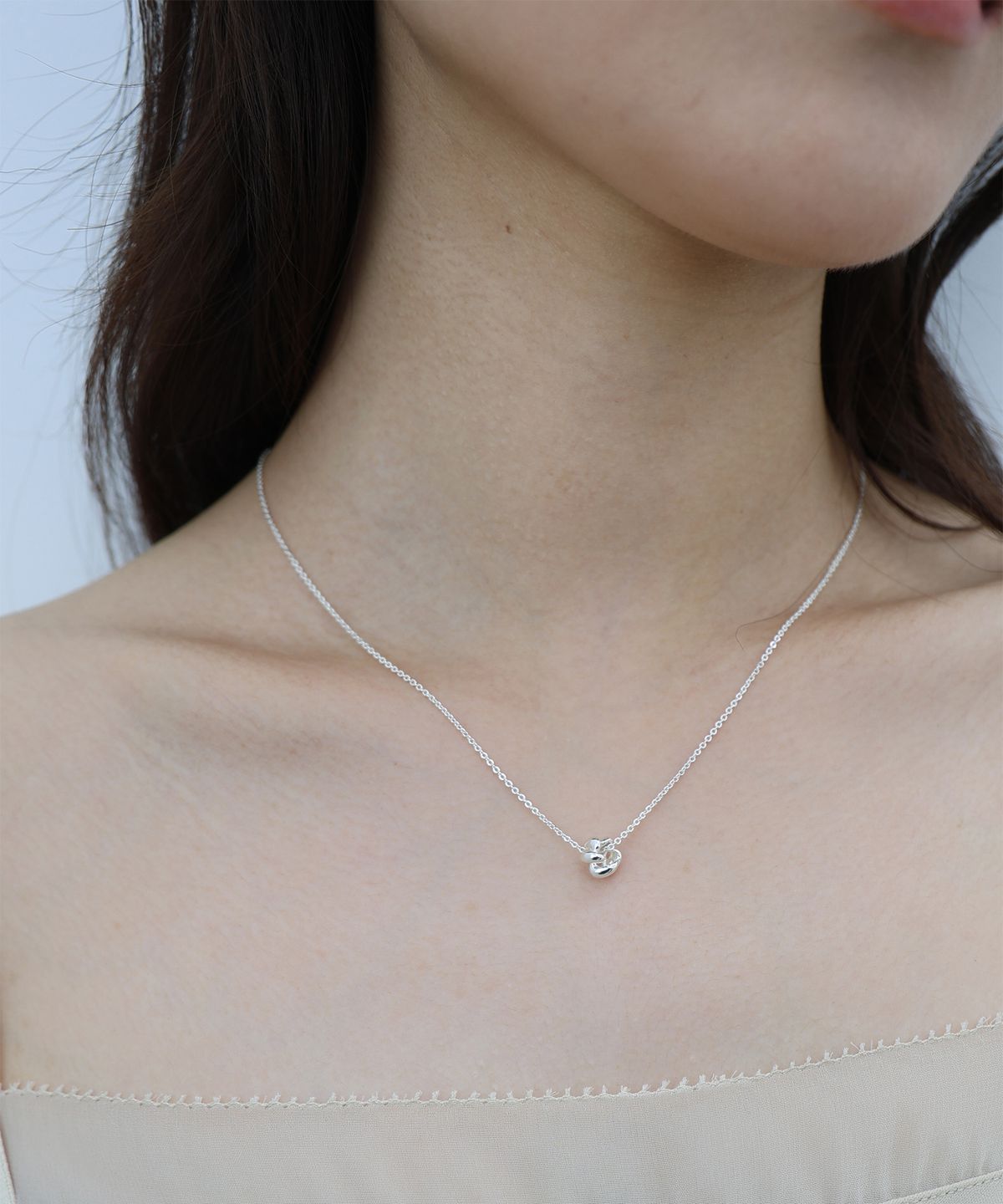 페브오어(FEBOR) Bloom twist necklace_silver