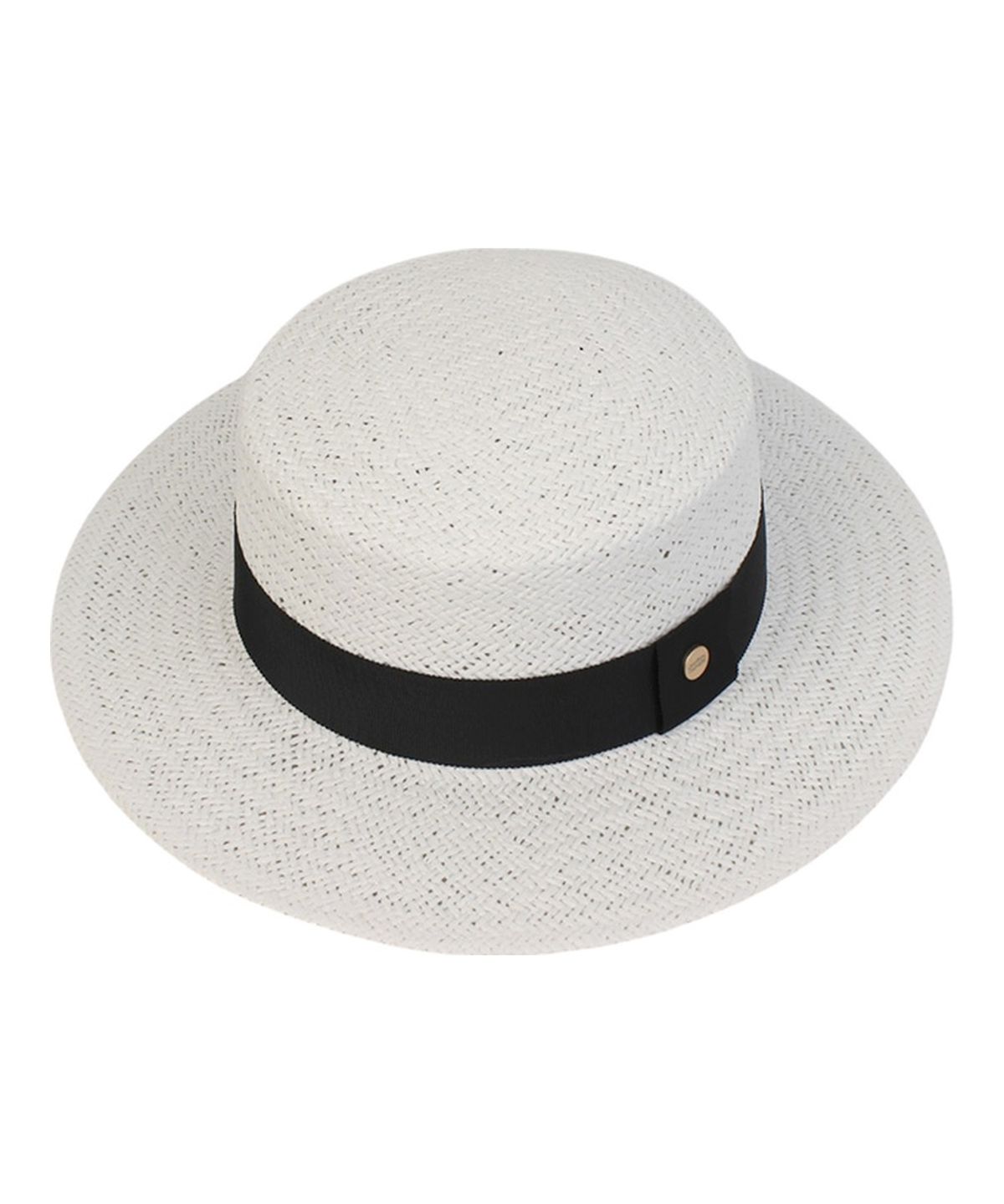 유니버셜 케미스트리(UNIVERSAL CHEMISTRY) White Small Logo Panama Hat 파나마햇