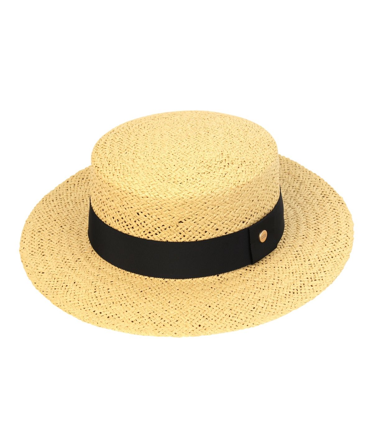 유니버셜 케미스트리(UNIVERSAL CHEMISTRY) Beige Small Logo Panama Hat 파나마햇