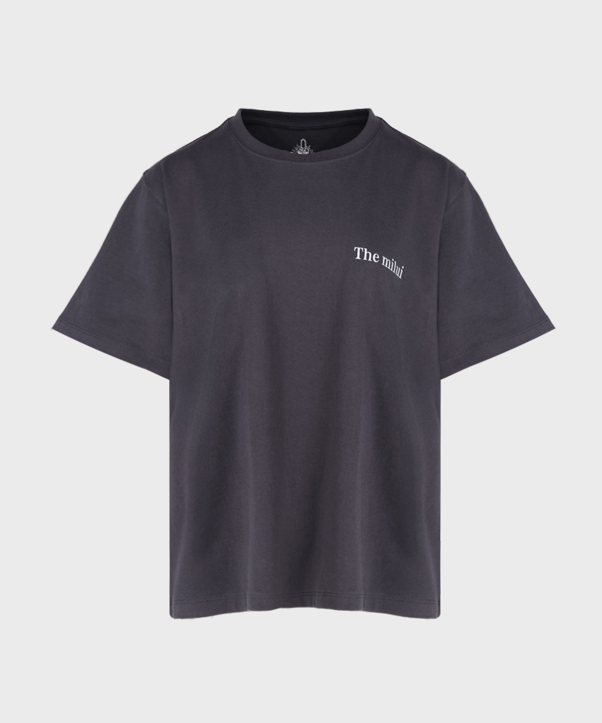 더밀루이(THEMILUI) Basket Graphic Tee (Smoke Charcoal)