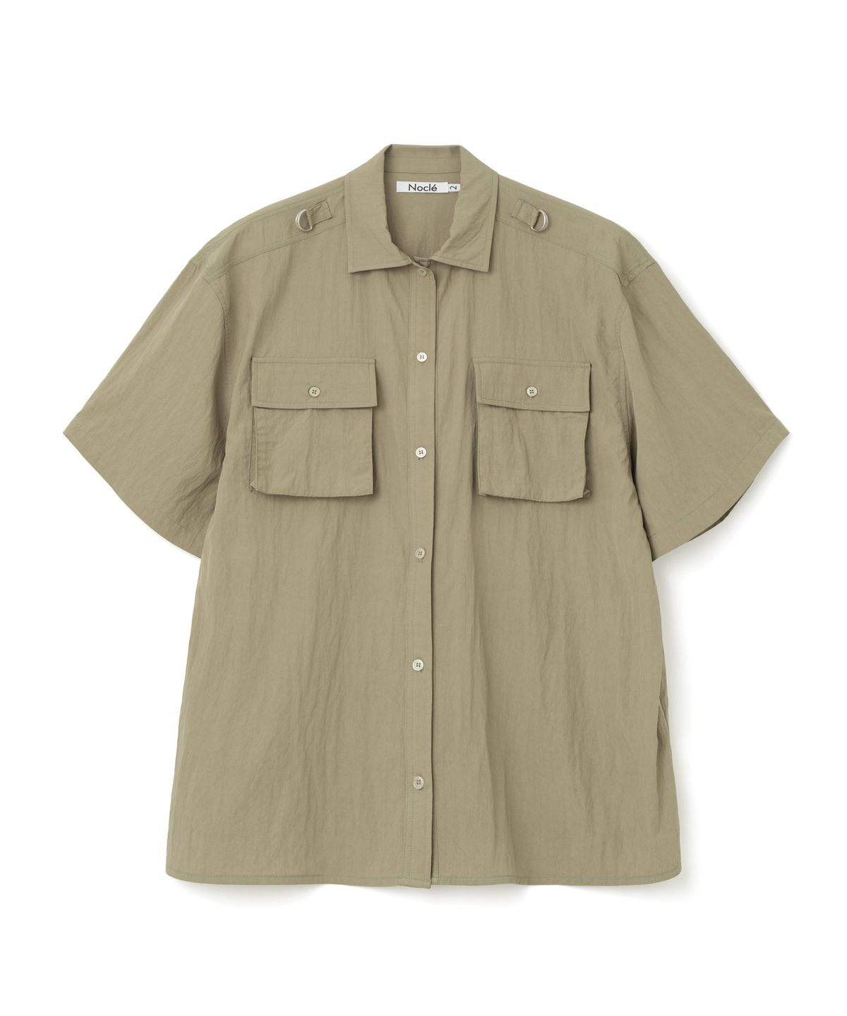 노클(NOCLE) Archival Half Shirts Beige