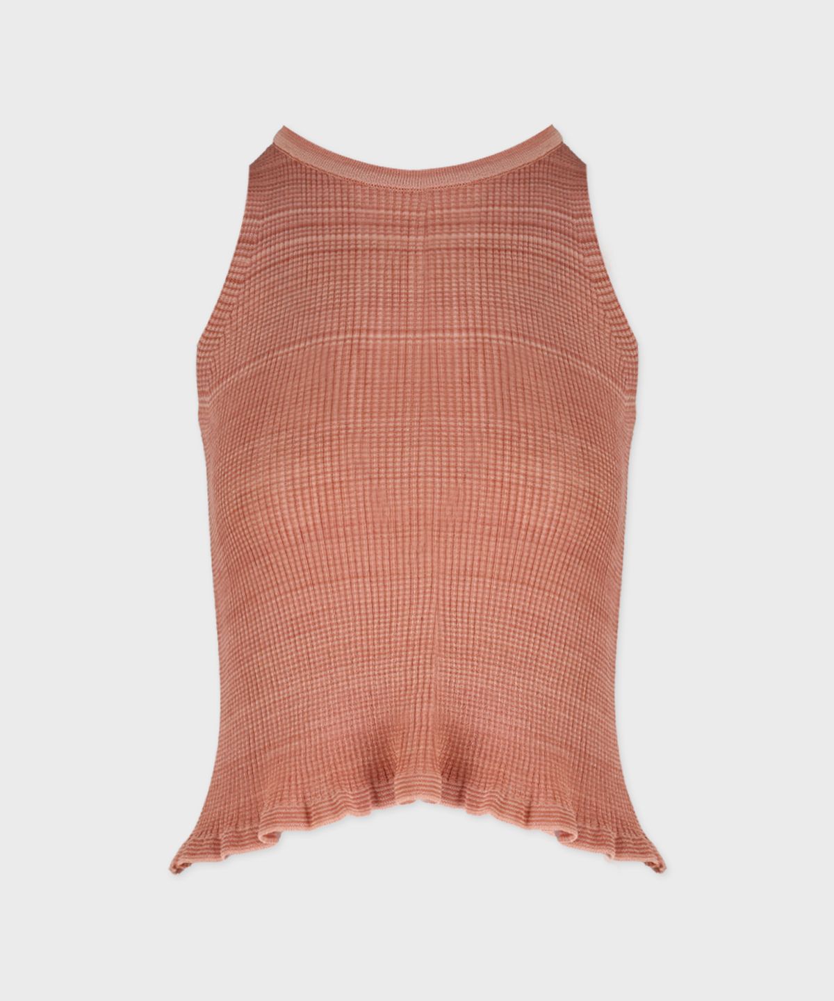 더밀루이(THEMILUI) Gradation Knit Tank  (Dusty Coral)