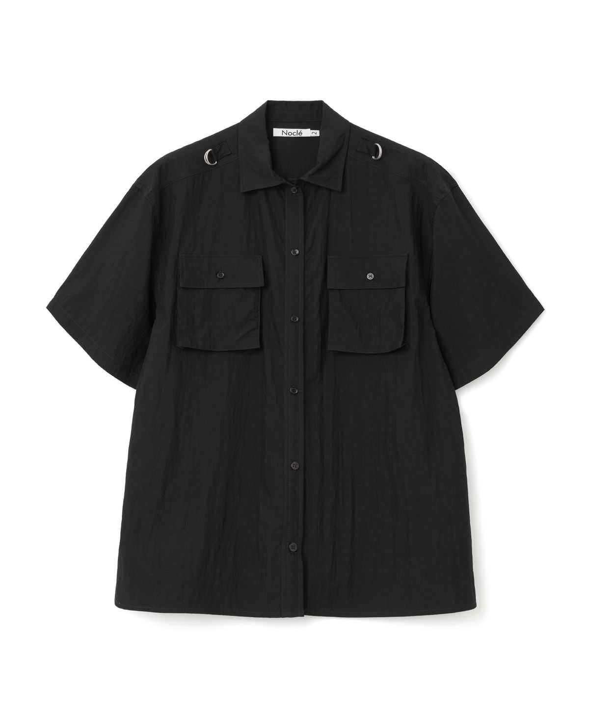 노클(NOCLE) Archival Half Shirts Black
