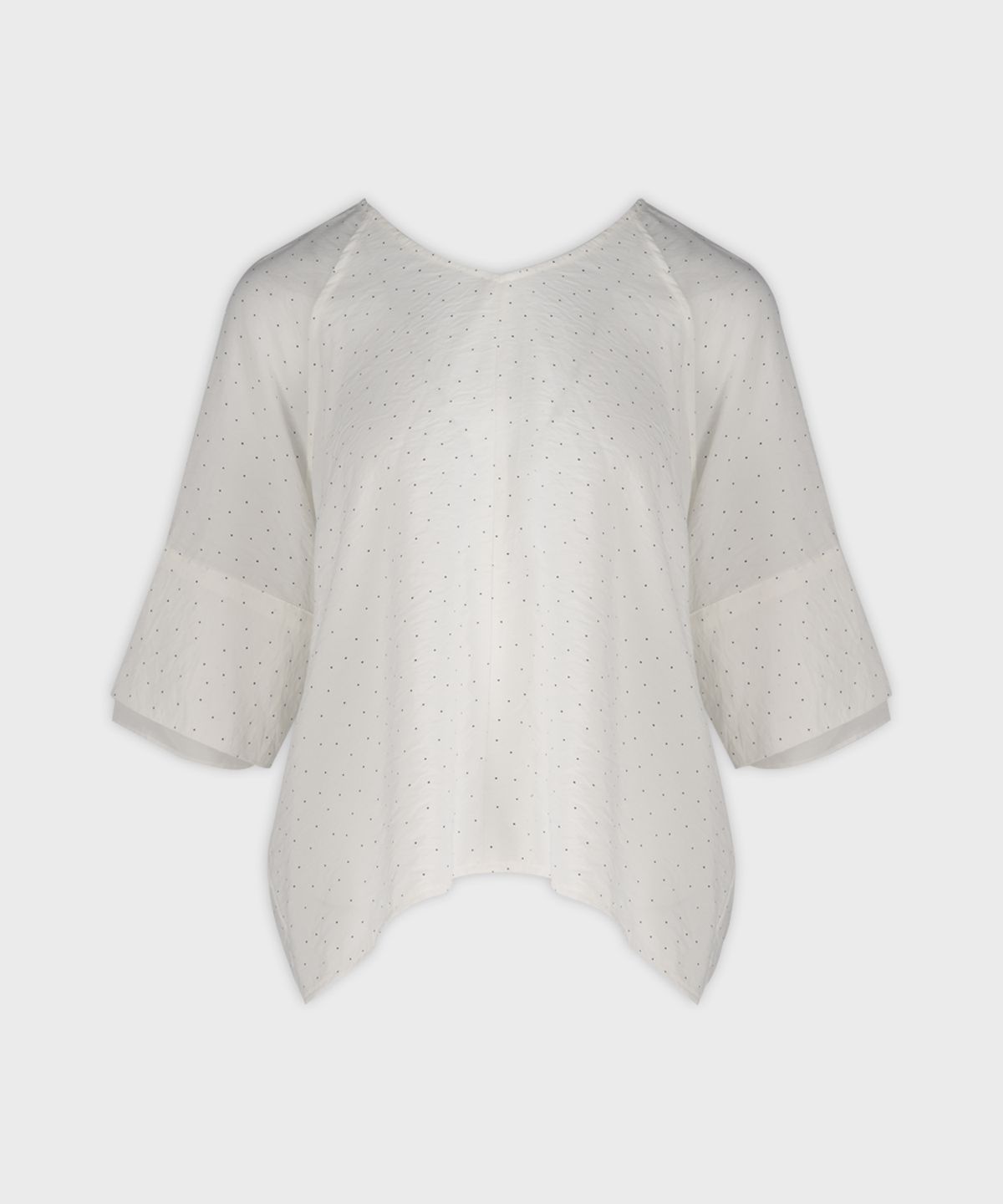 더밀루이(THEMILUI) Double cuffed blouse (Ivory)