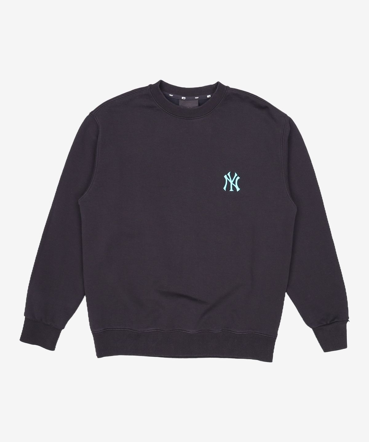 엠엘비(MLB) 베이직 백 빅로고 오버핏 맨투맨 NY (BLACK) M