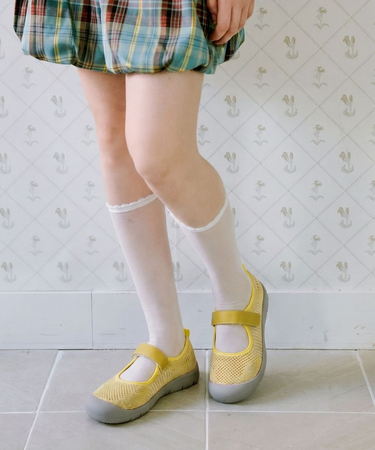 스퍼(SPUR) Cathy Knitted Mesh MJ Sneakers 스니커즈 3.5cm -VS9090 (3color)