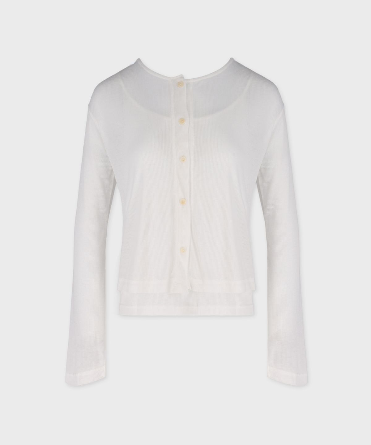 더밀루이(THEMILUI) Tencel Cardigan Set (Ivory)