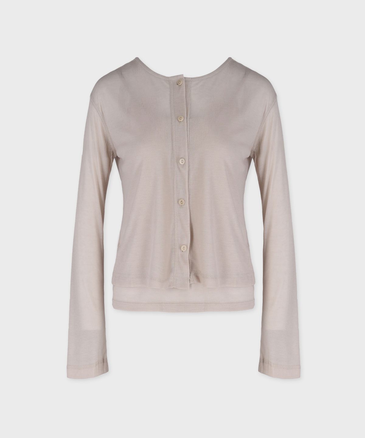더밀루이(THEMILUI) Tencel Cardigan Set (Beige)