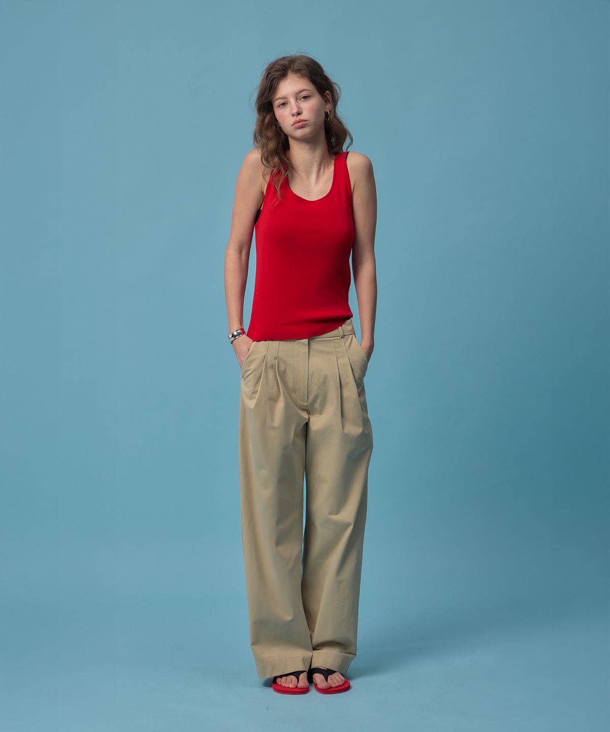더밀루이(THEMILUI) Air Knit (Red / 5color)