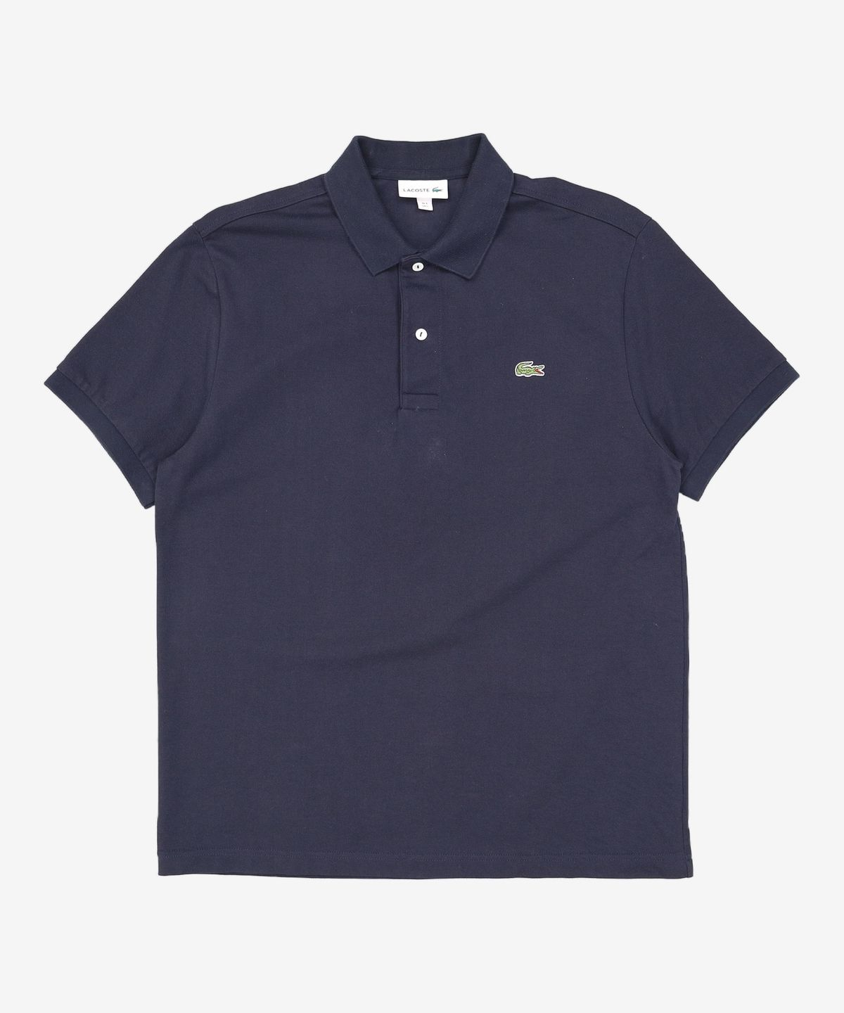 라코스테(LACOSTE) 남성 프렌치 레귤러핏 베이직 반팔 폴로 [블랙] L