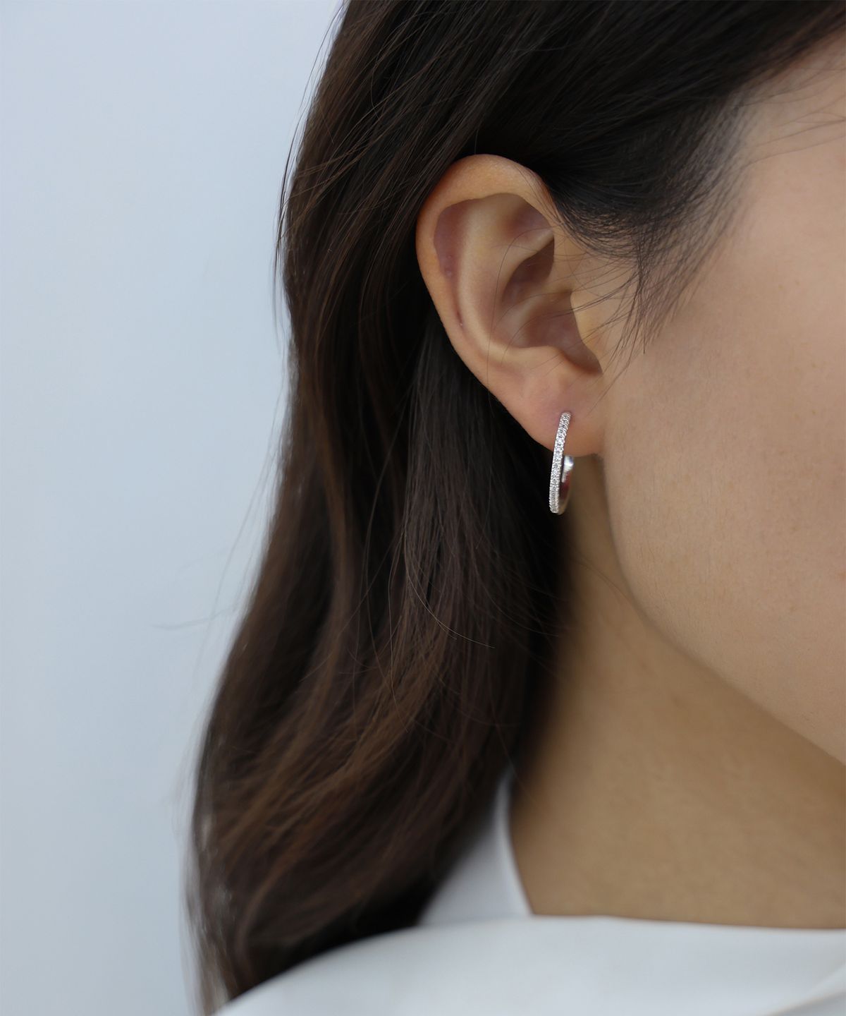 페브오어(FEBOR) Gleam liner earring [S, M, L]_silver