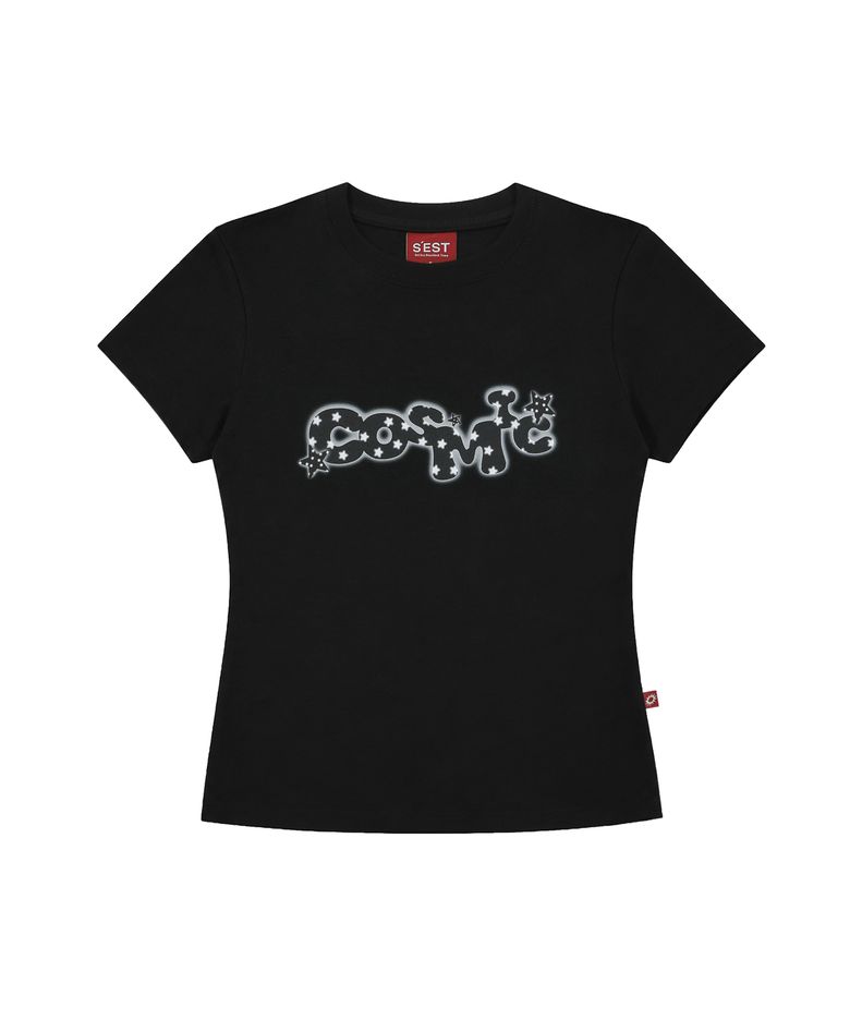 Milky Way Slim Fit T-Shirts Black