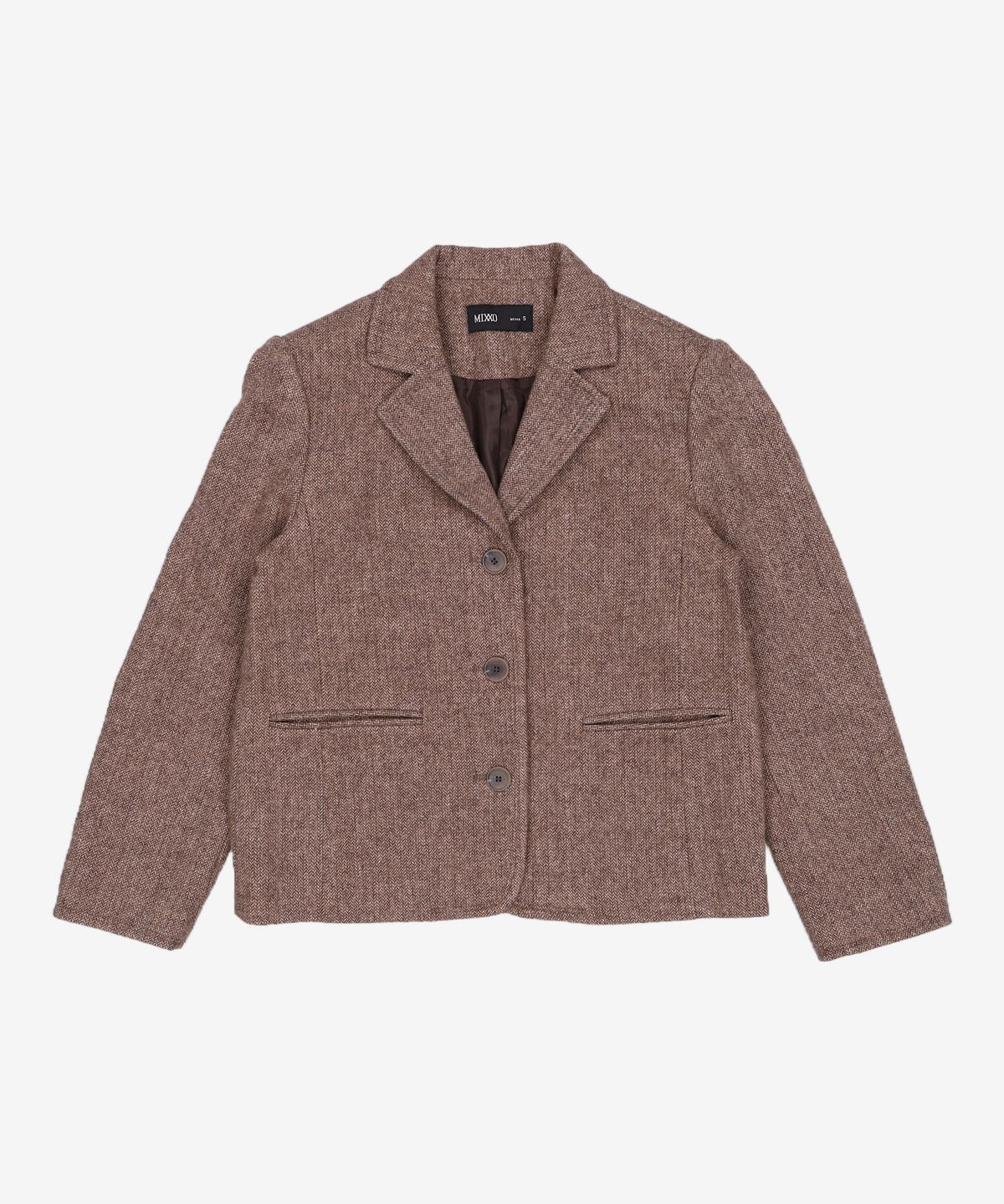 미쏘(MIXXO) 테일러드 정핏 울자켓_MIWJKDV21B S