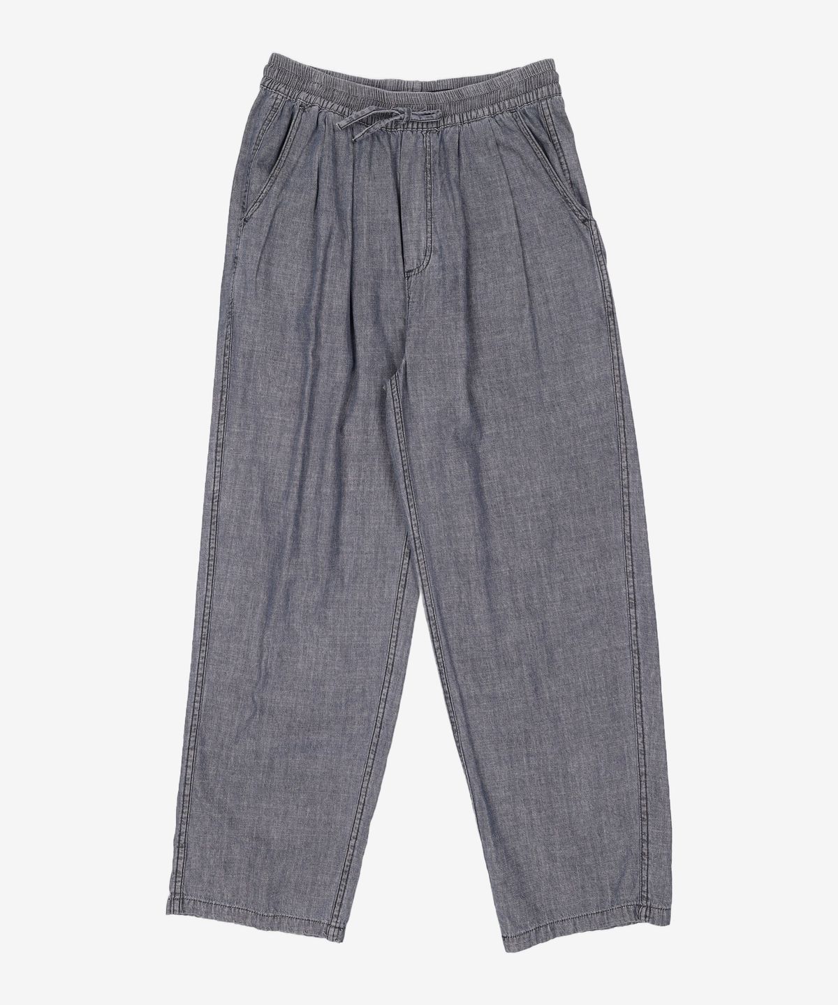 컬럼비아 유니버시티(COLUMBIA UNIVERSITY) MIL-LABEL PINTUCK DENIM PANTS 블랙데님 L