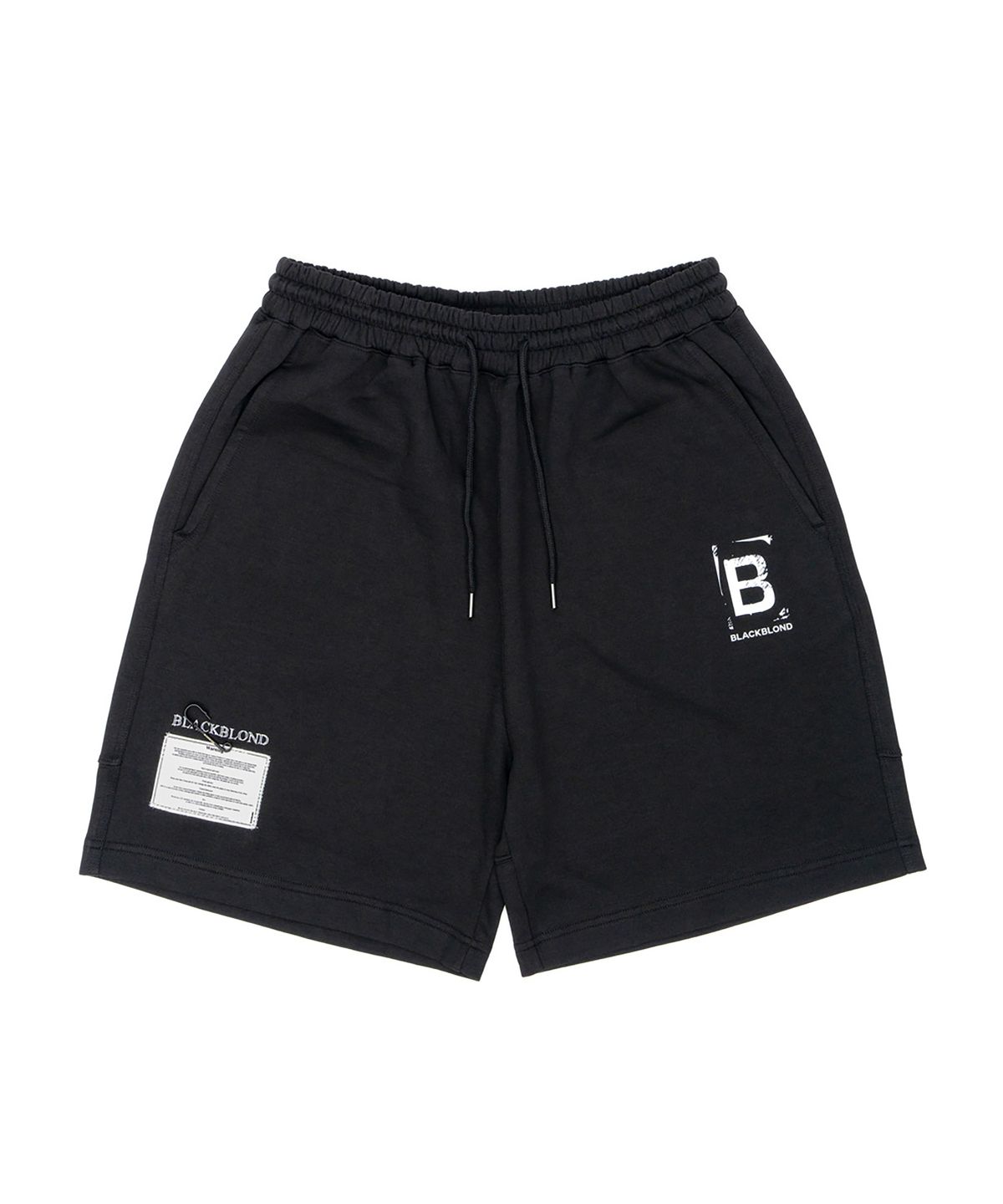 블랙블론드(BLACKBLOND) 비비디 빈티지 클래쉬 스웨트쇼츠 (블랙)