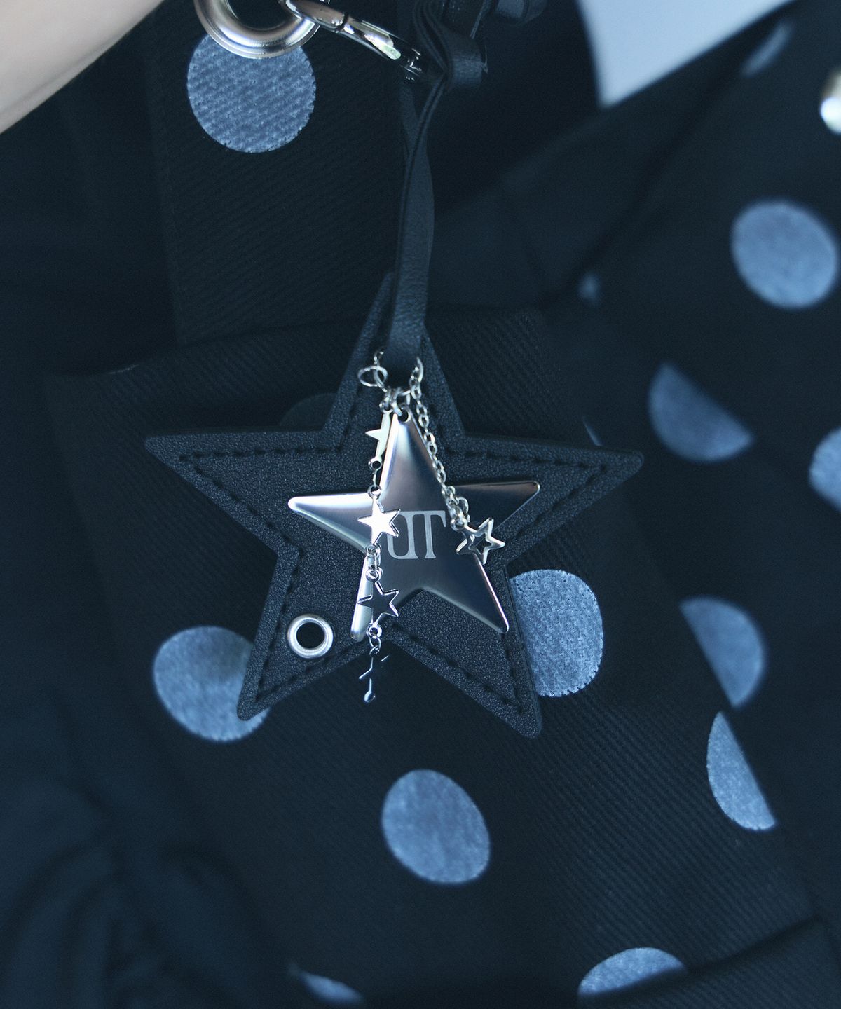 오아트(OART) Layered Metal Leather Star Keyring