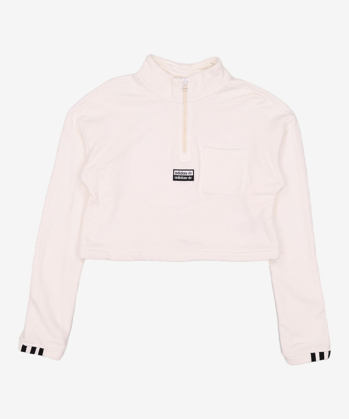 아디다스(ADIDAS) 크롭 스웨트 - 화이트 / FM2505 S