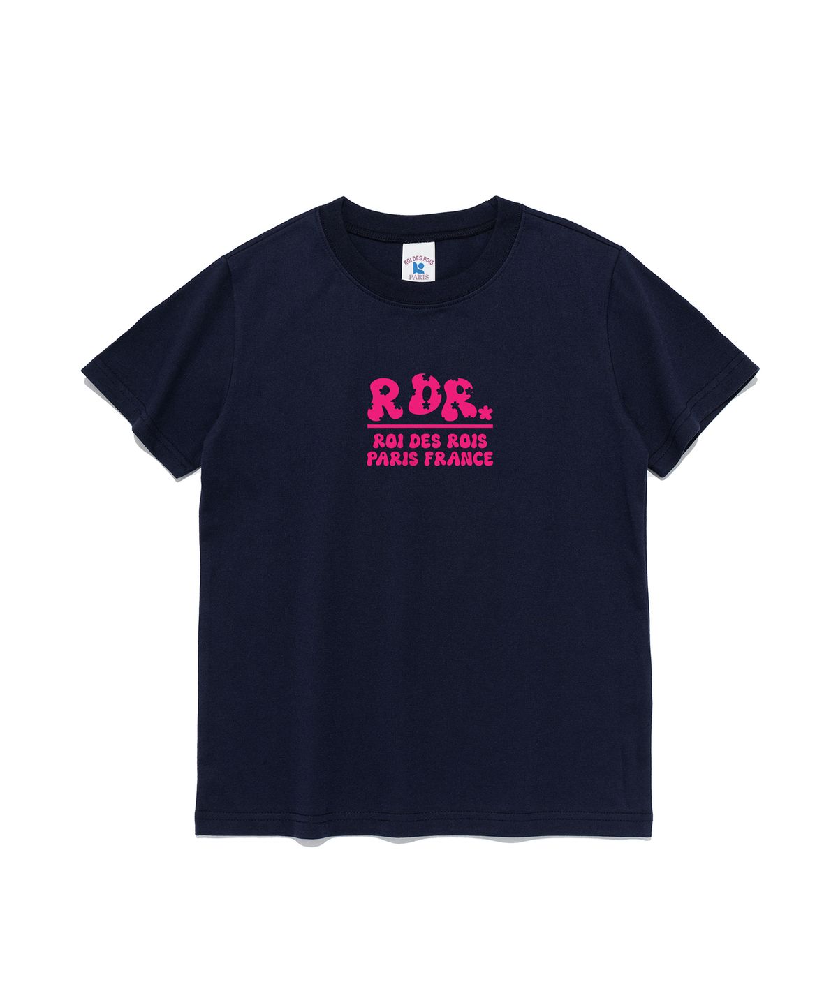 로아드로아(ROIDESROIS) ROR 헤리티지 그래픽 우먼 반팔티 (네이비)