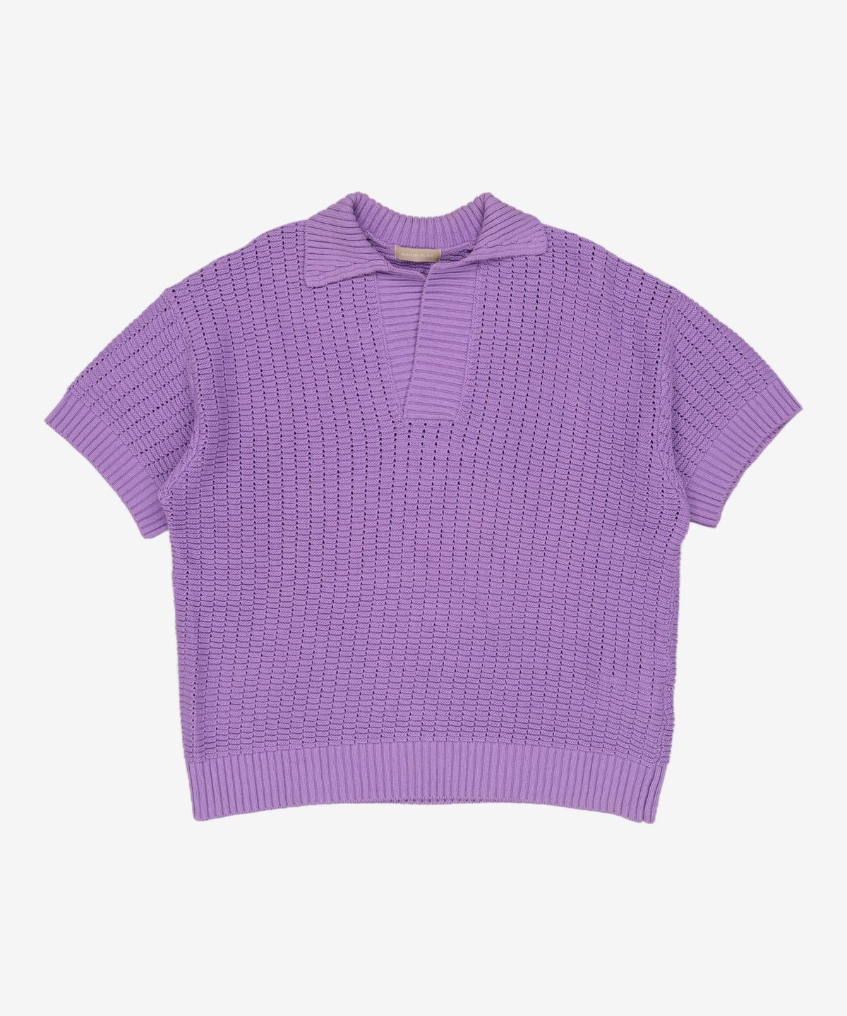 마틴플랜(MARTIN PLAN) Lilac Half Knit Shirts - PURPLE S