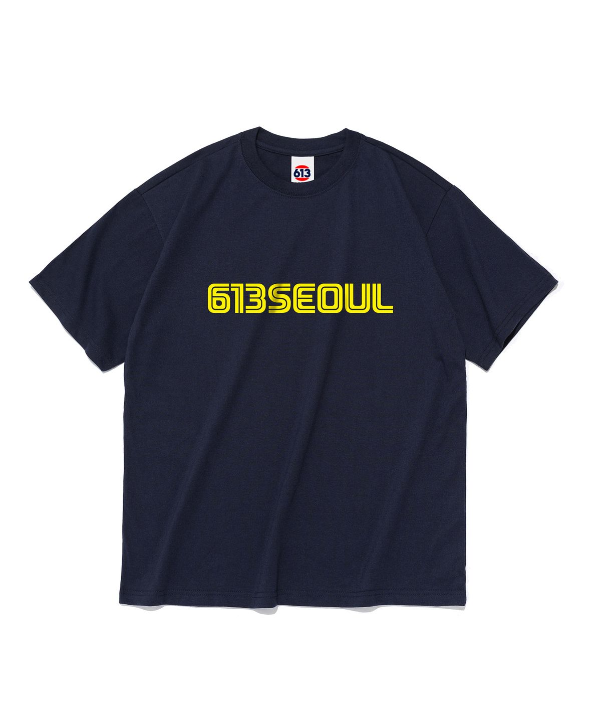613서울(613SEOUL) 613 네오 서울 그래픽 반팔 티셔츠 (네이비)