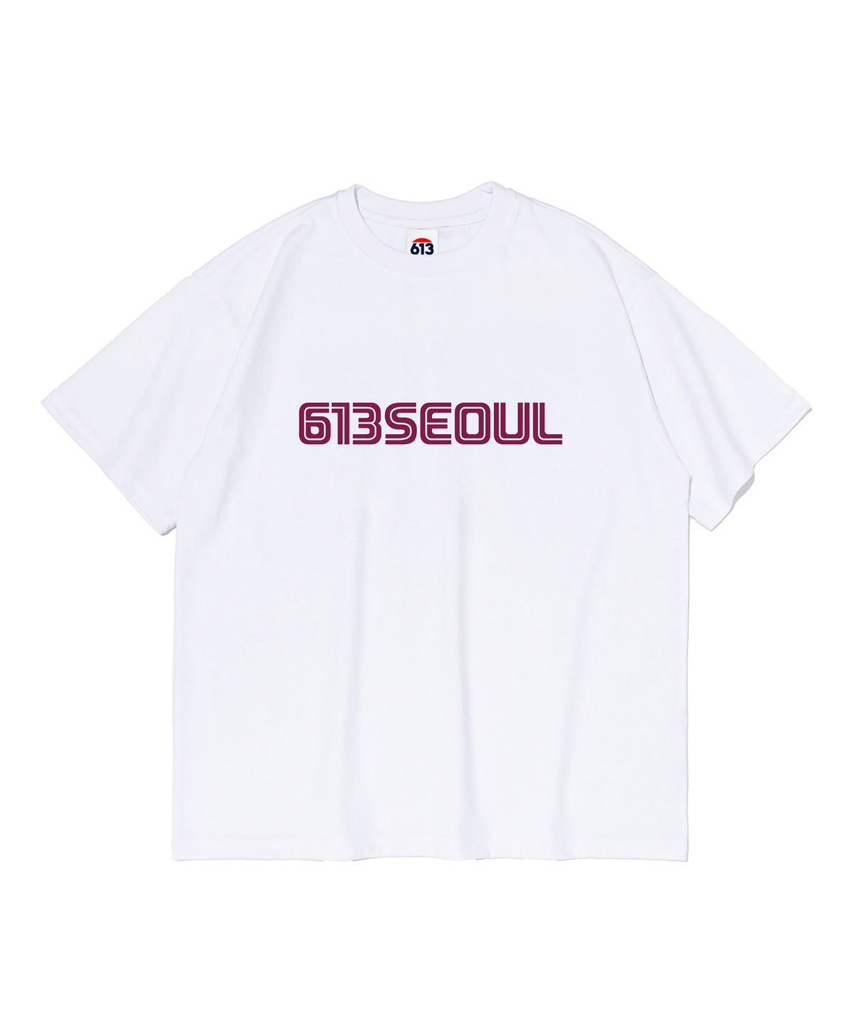 613서울(613SEOUL) 613 네오 서울 그래픽 반팔 티셔츠 (화이트)