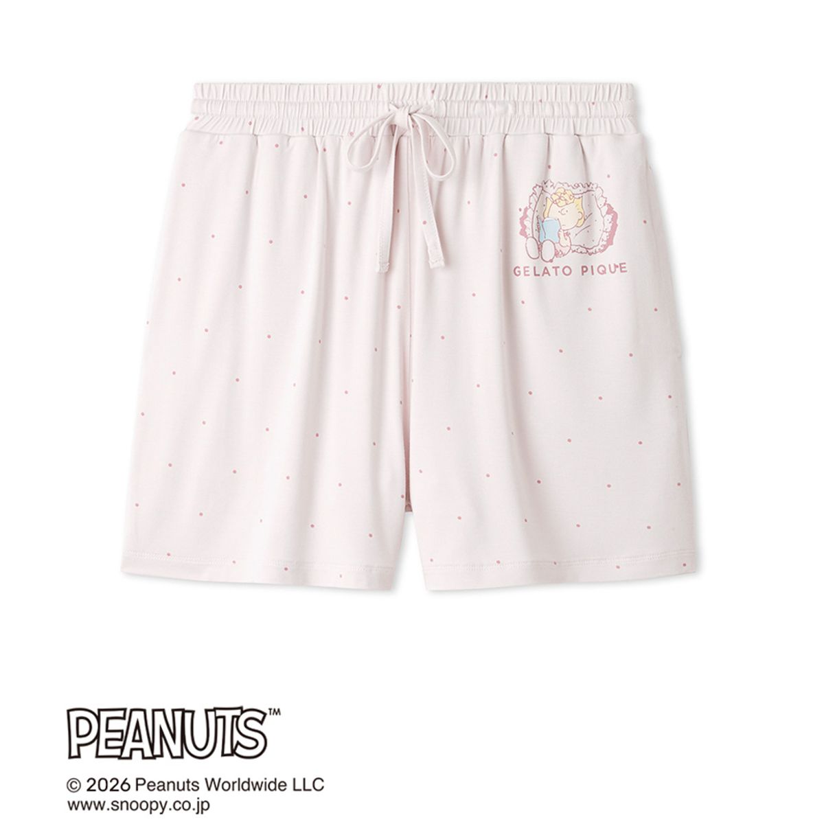 젤라또 피케(GELATO PIQUE) [PEANUTS] 접촉냉감 패턴 숏 팬츠 PWCP262343