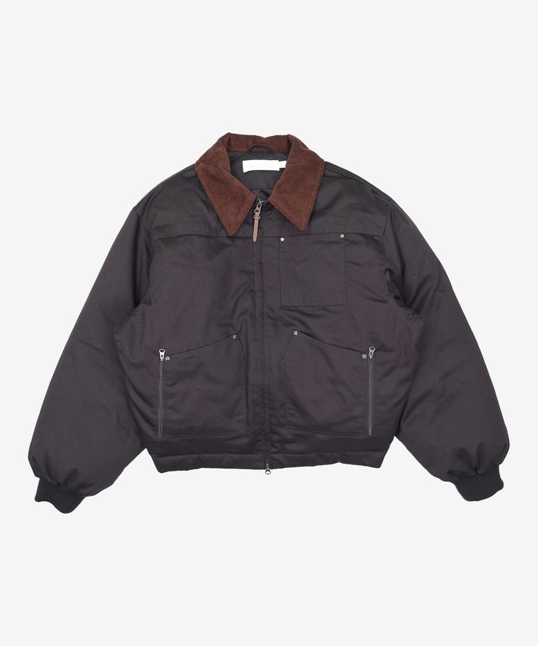 Cotton Twill Carpenter Pocket Work Padding [BLACK]_SEJP012BLACK L
