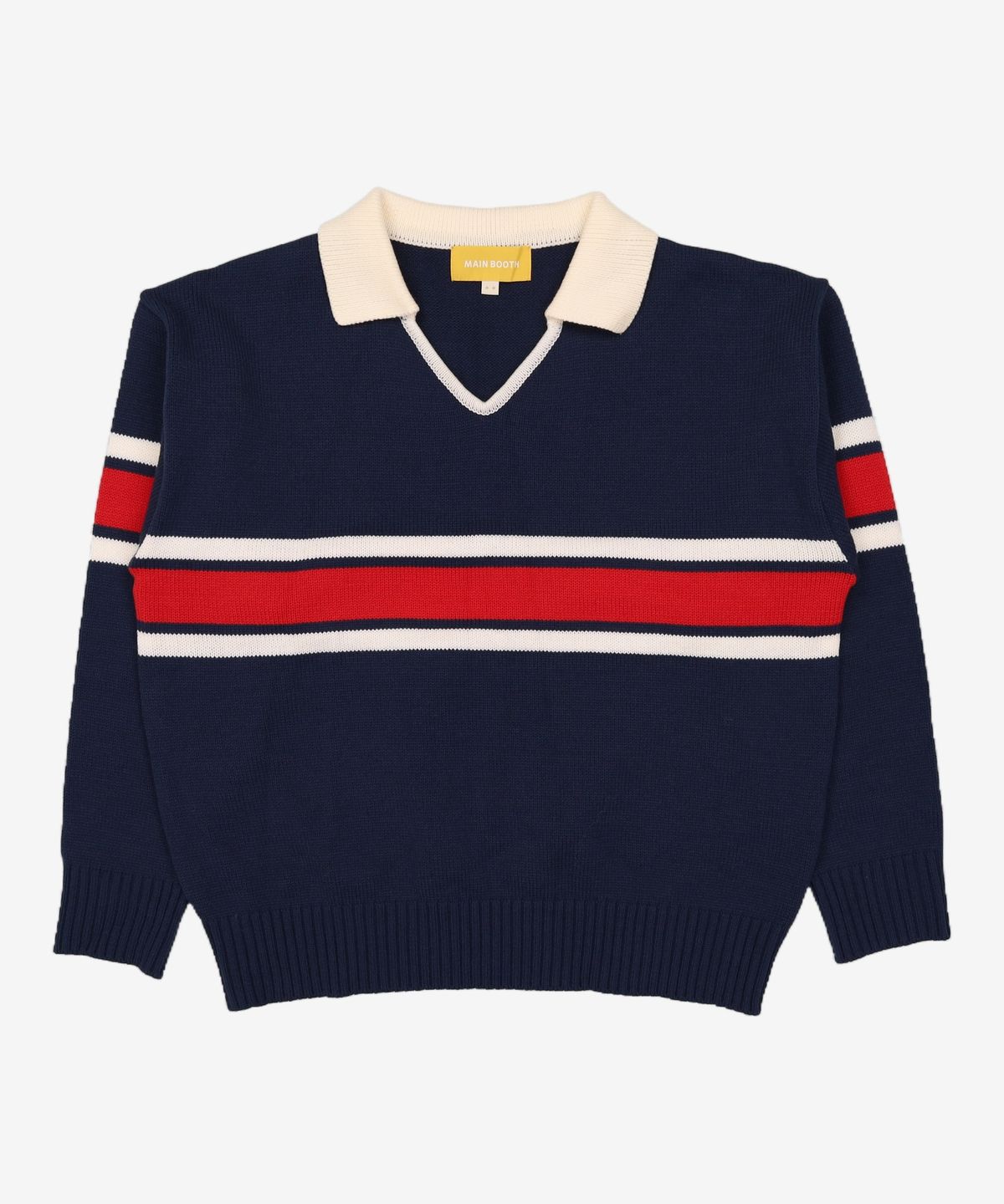 메인부스(MAINBOOTH) Academy Collor Sweater(NAVY) M
