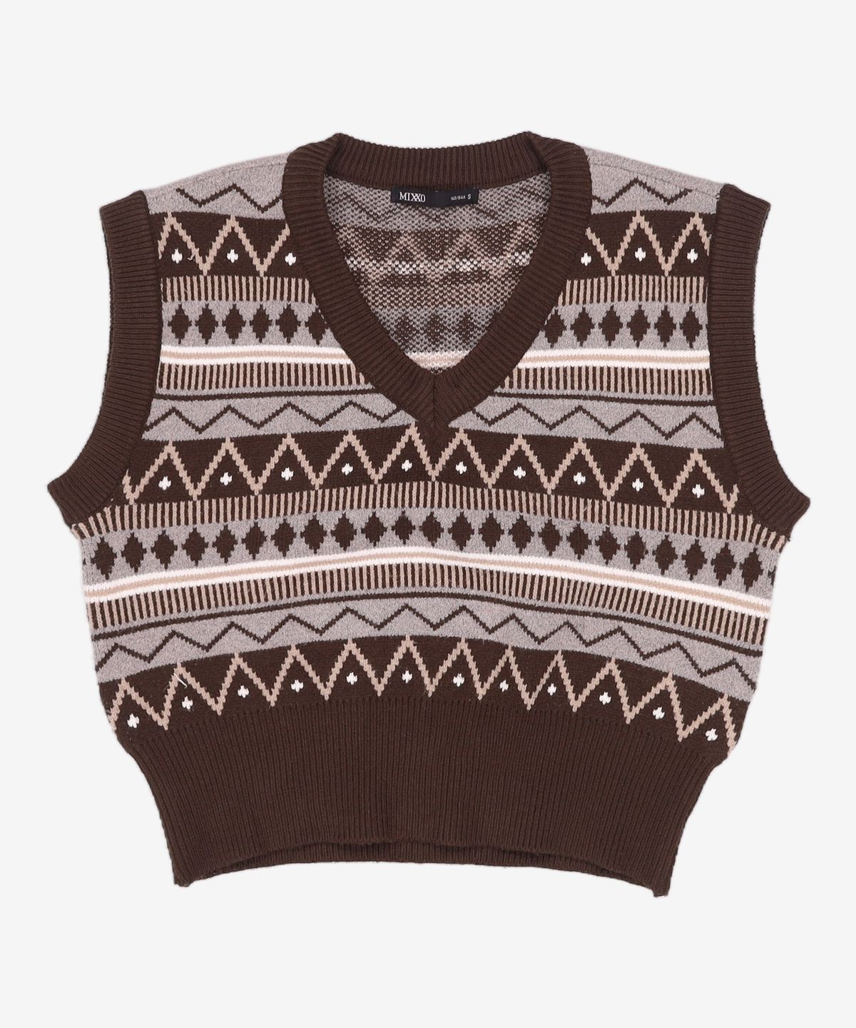미쏘(MIXXO) 페어아일 니트조끼 MIWVKCT48T S