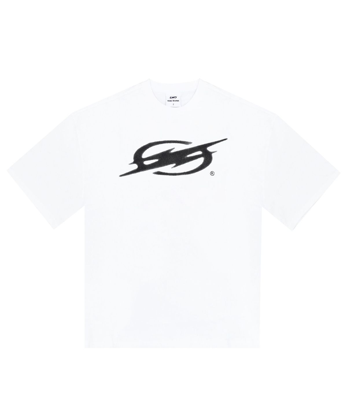 더랭크(THERANK) RANK STATIC CORE OVERFIT T-SHIRTS [WHITE]